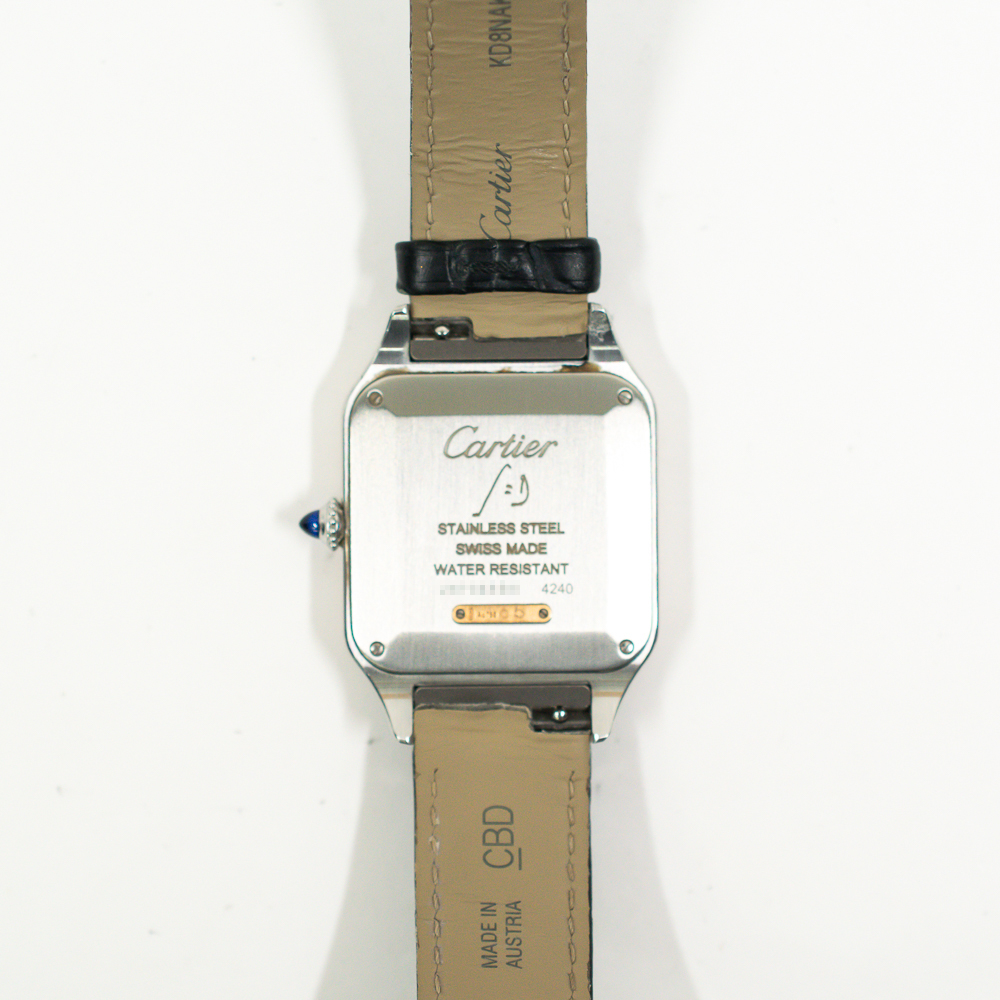 Santos-Dumont Rose Gold & Steel Silver Dial 31mm Product Image 8