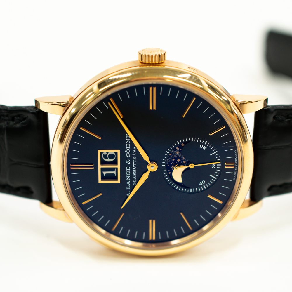 Saxonia Moonphase Rose Gold Black Dial 40mm Product Image 2