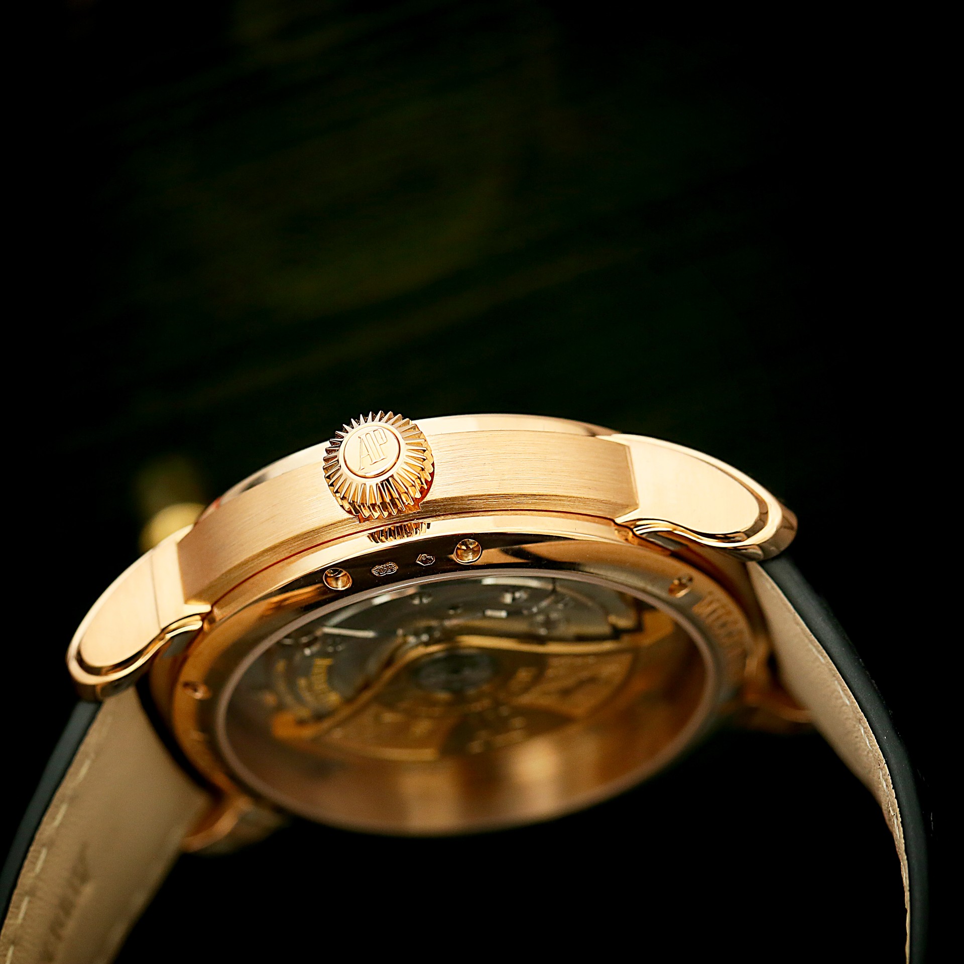 Millenary Rose Gold Black Skeleton Dial 47mm Product Image 4