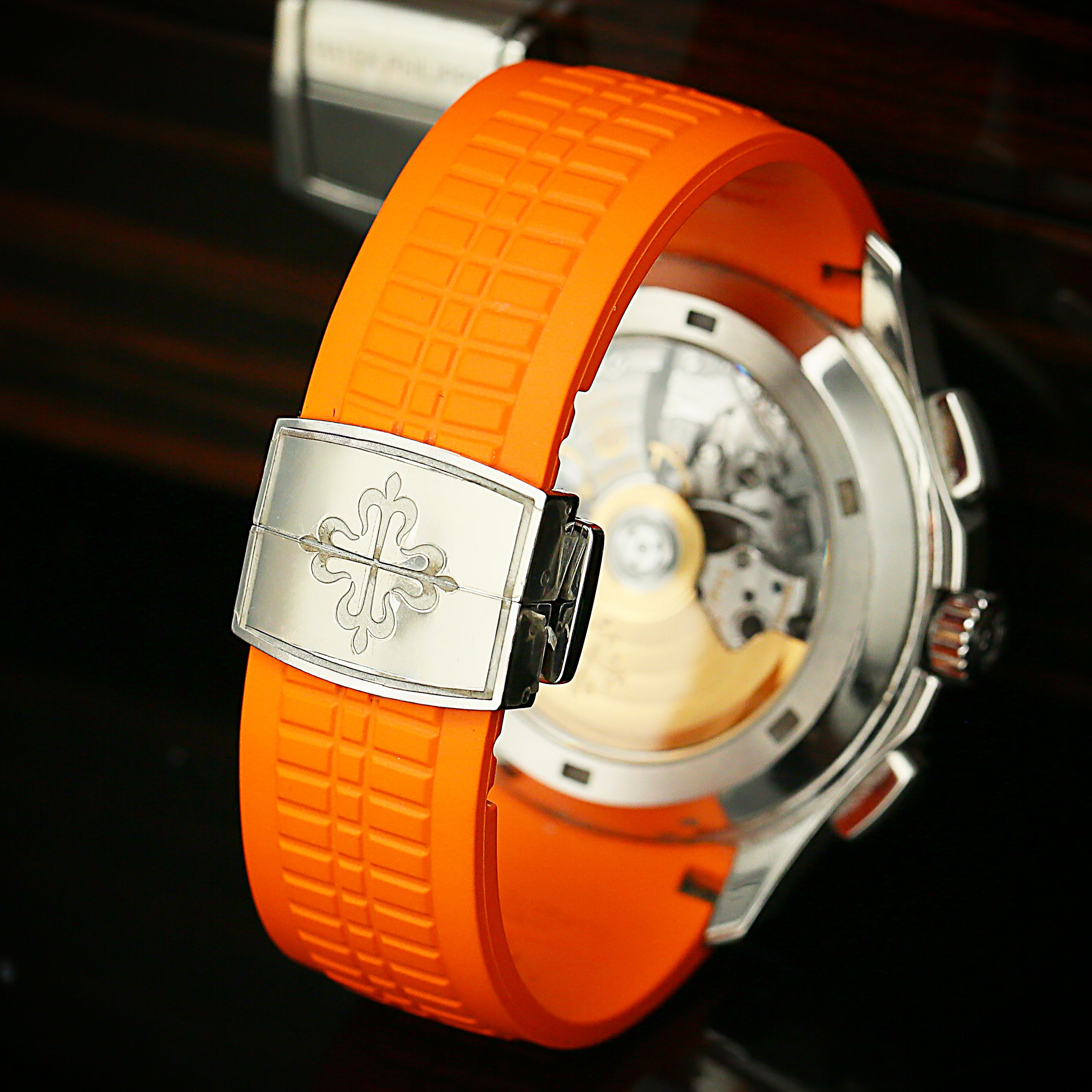 Aquanaut Chronograph Steel Black Dial 42mm Product Image 6
