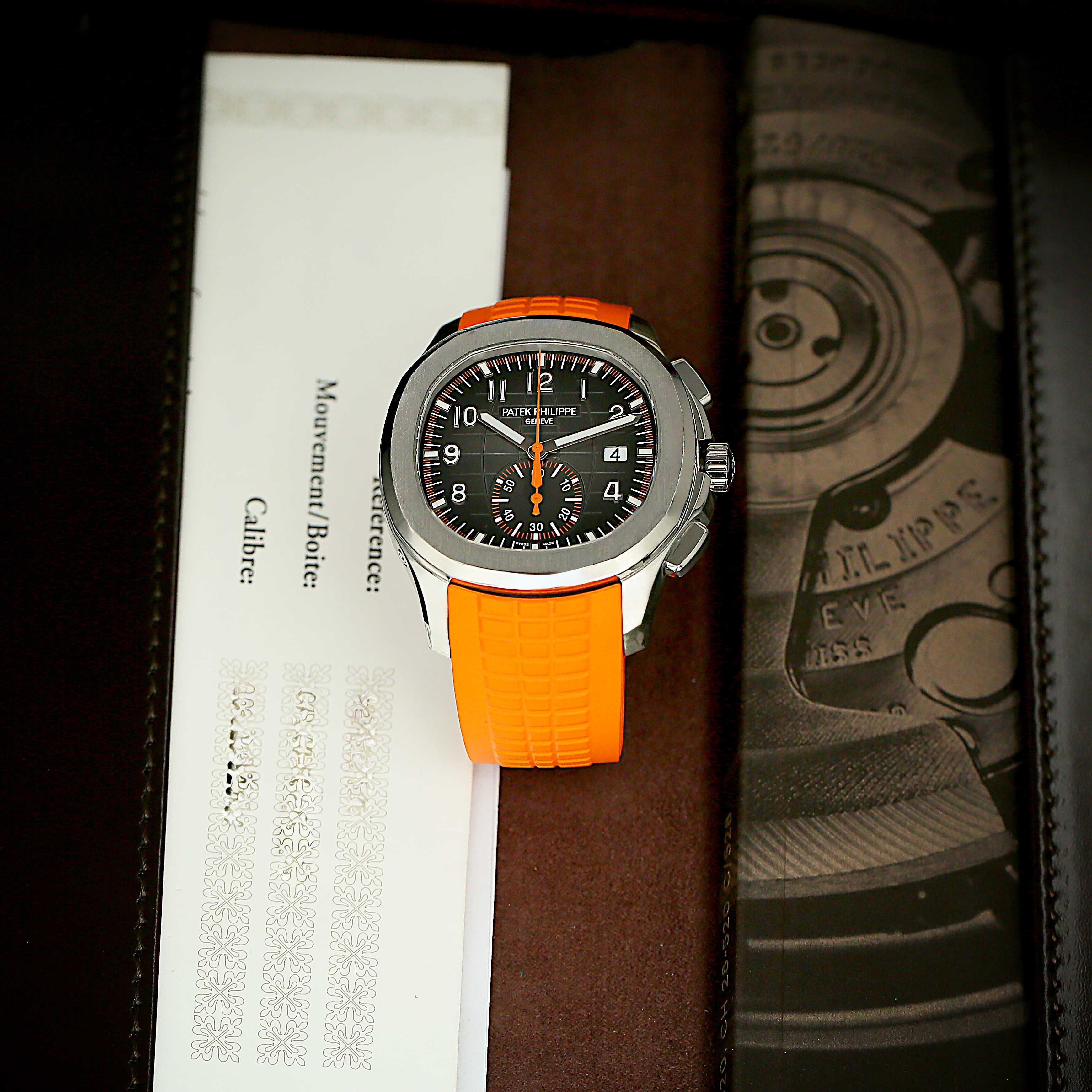 Aquanaut Chronograph Steel Black Dial 42mm Product Image 7