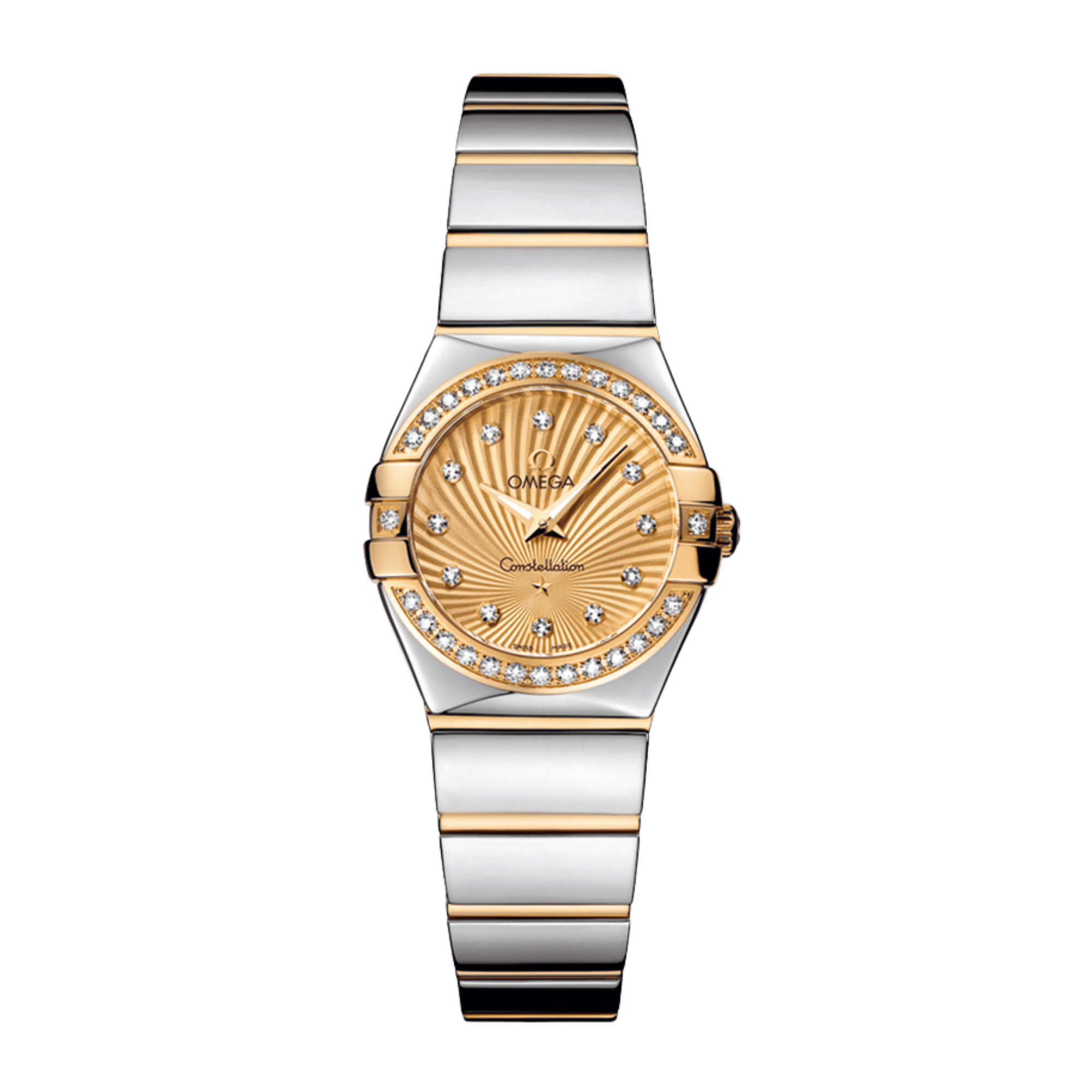 Constellation Yellow Gold & Steel Diamond Champagne Dial 24mm Product Image