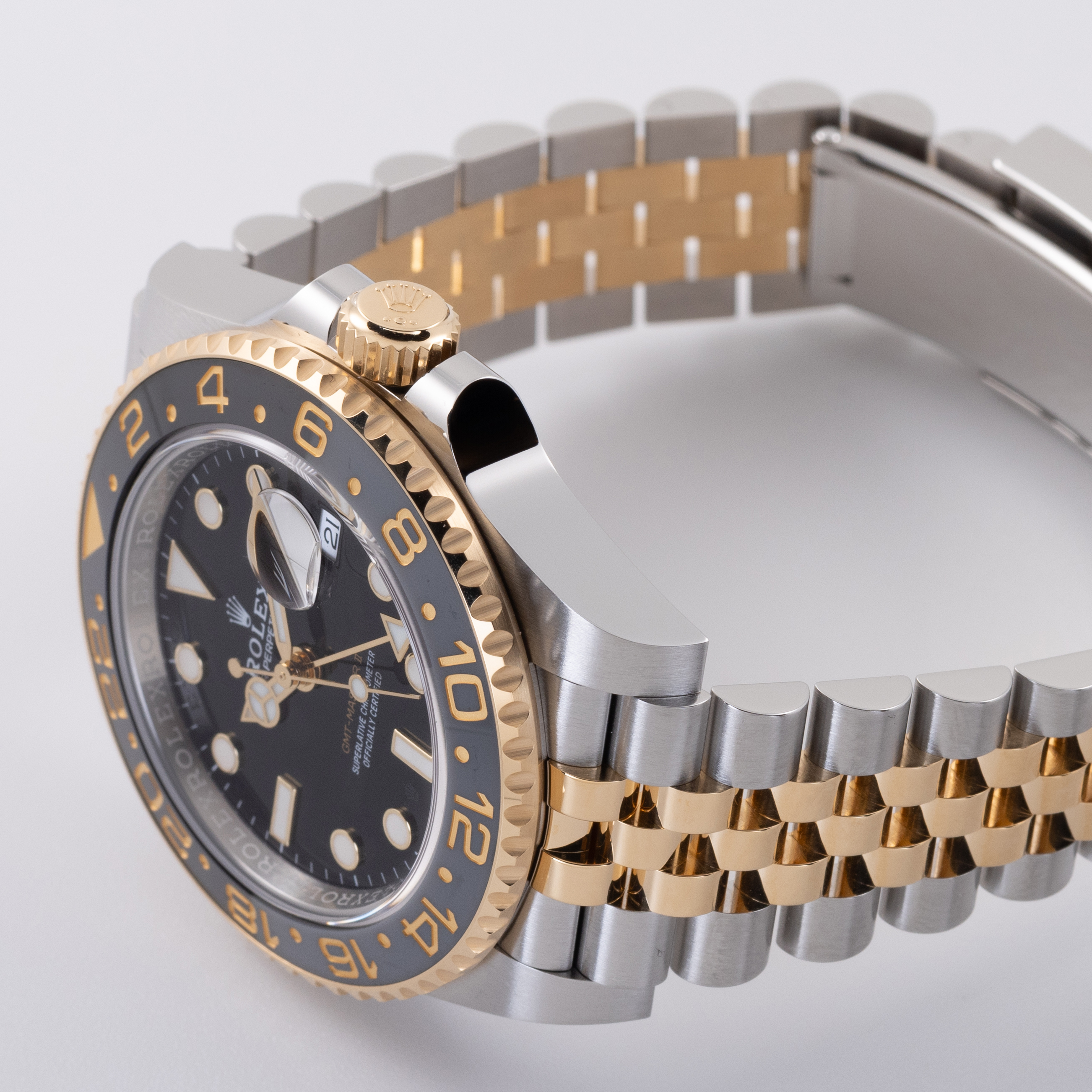 GMT-Master II Yellow Gold & Steel Jubilee Black Dial 40mm Product Image 2
