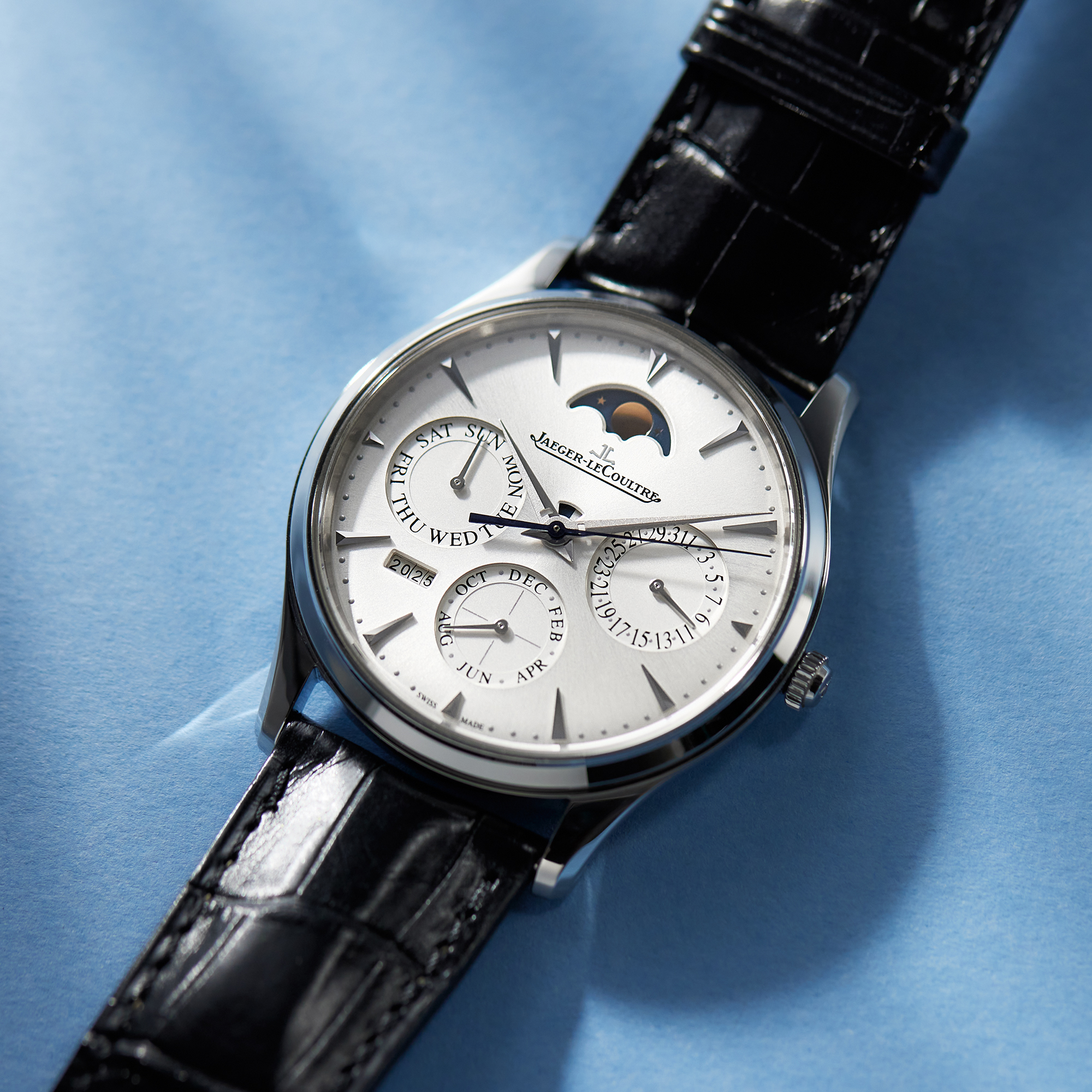 Master Ultra Thin Perpetual Steel Silver Dial 39mm Product Image