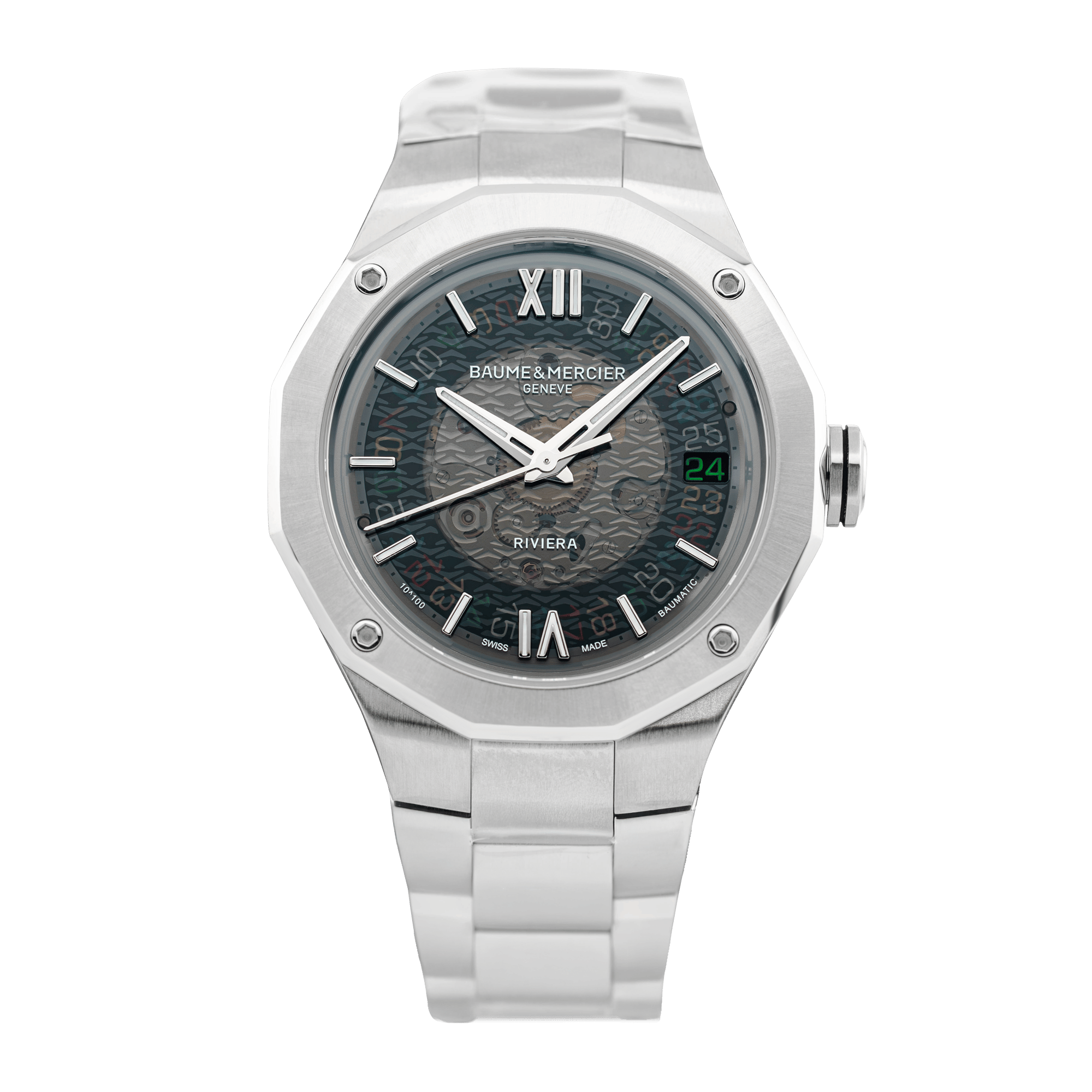 Riviera "Google Edition" Steel Black Transparent Dial 39mm Product Image