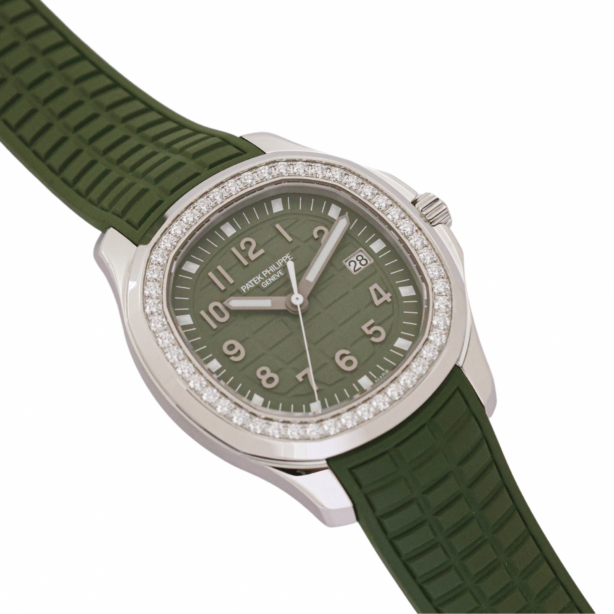 Aquanaut Luce Quartz Steel Green Dial 38mm Product Image 1