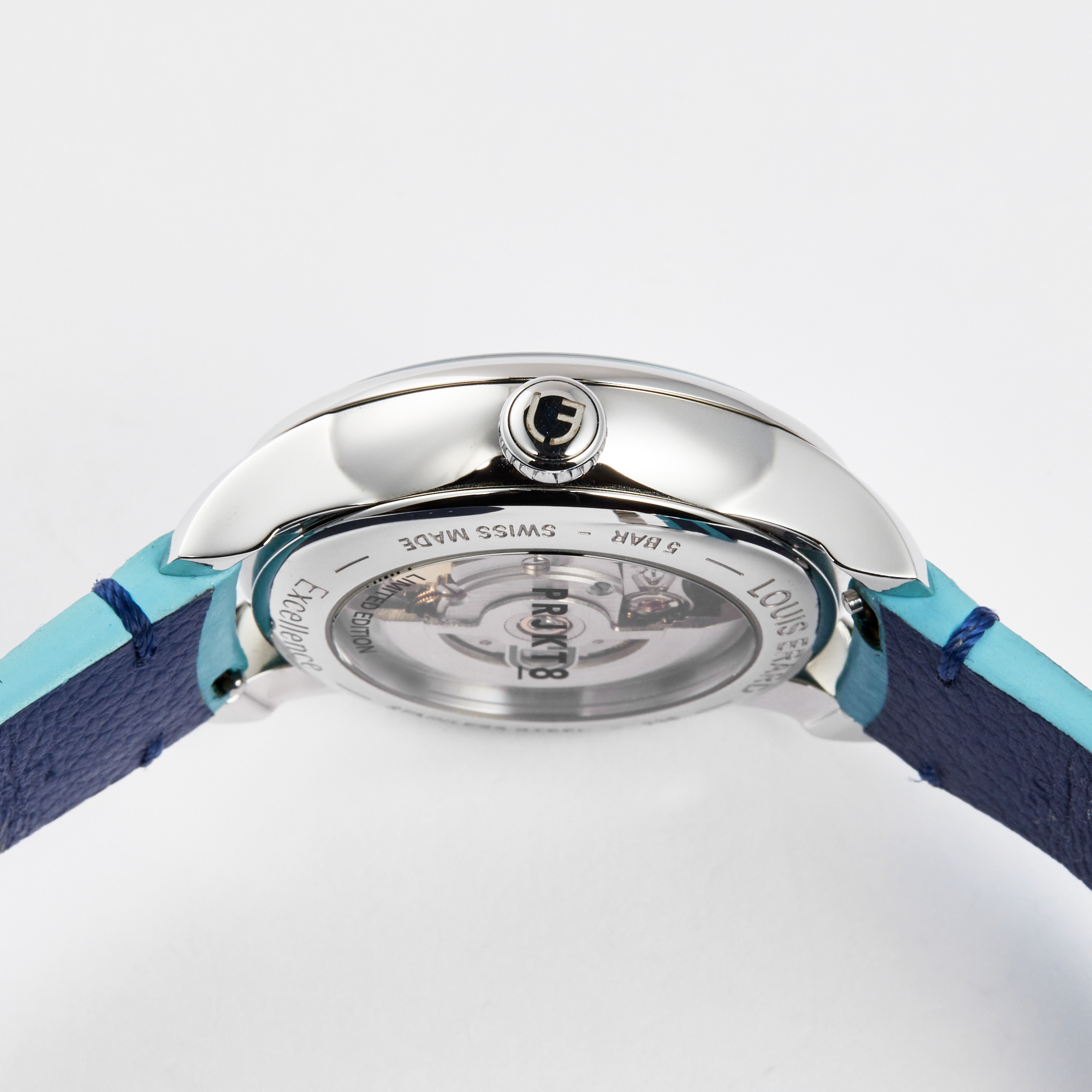 Excellence Petite Seconds Steel Bleu Glacier Dial 39mm Product Image 4