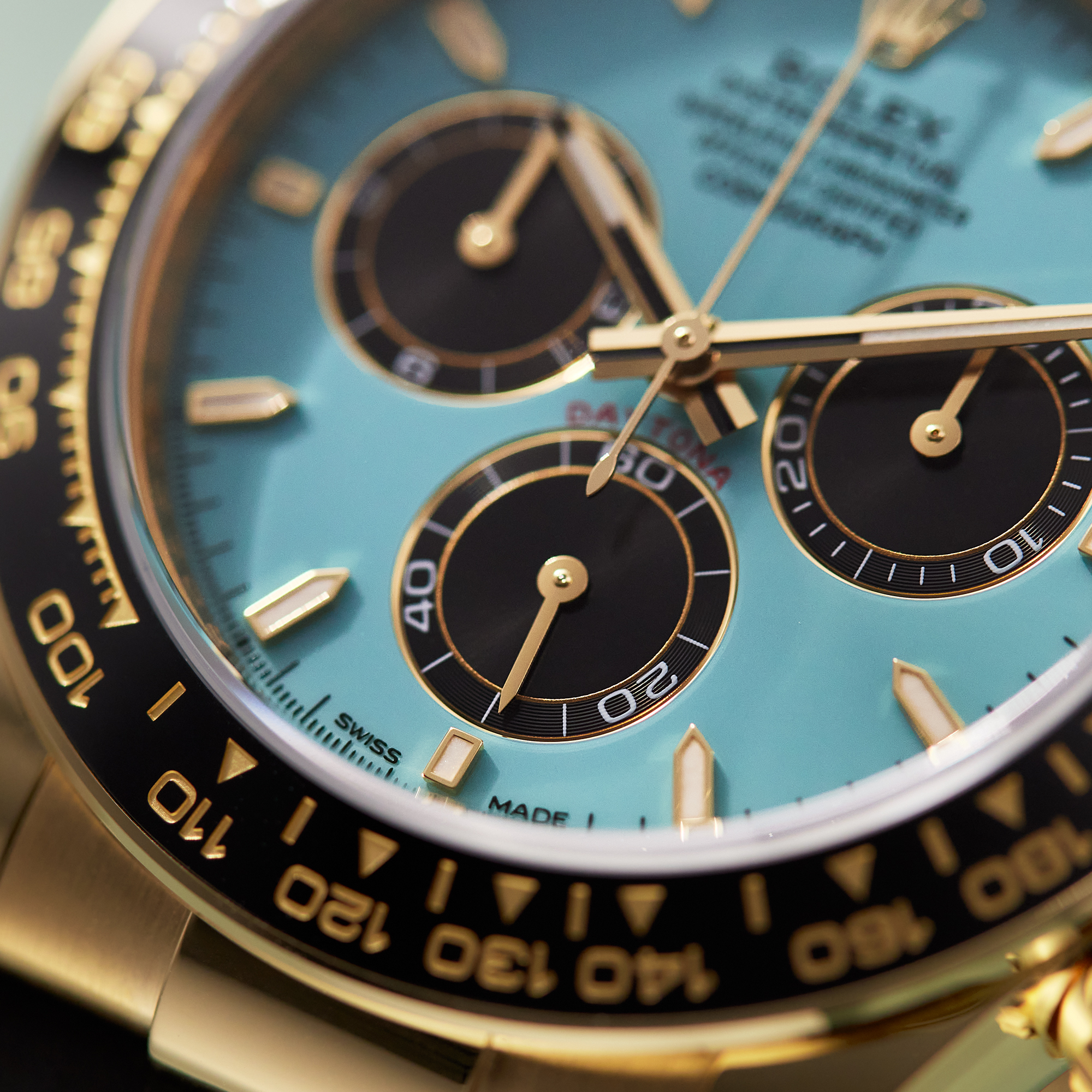 Daytona Yellow Gold Oysterflex Turquoise Dial 40mm Product Image 10