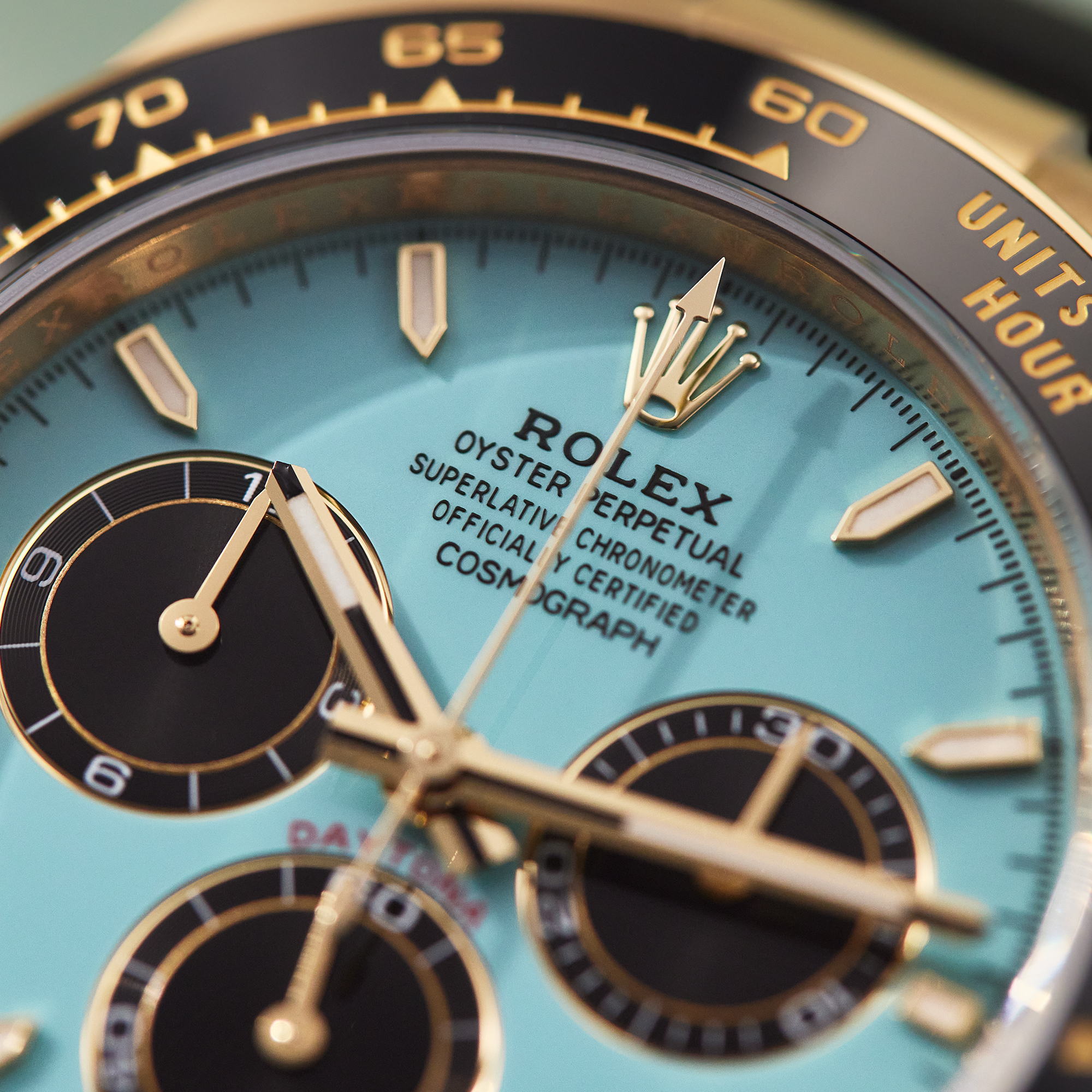 Daytona Yellow Gold Oysterflex Turquoise Dial 40mm Product Image 9