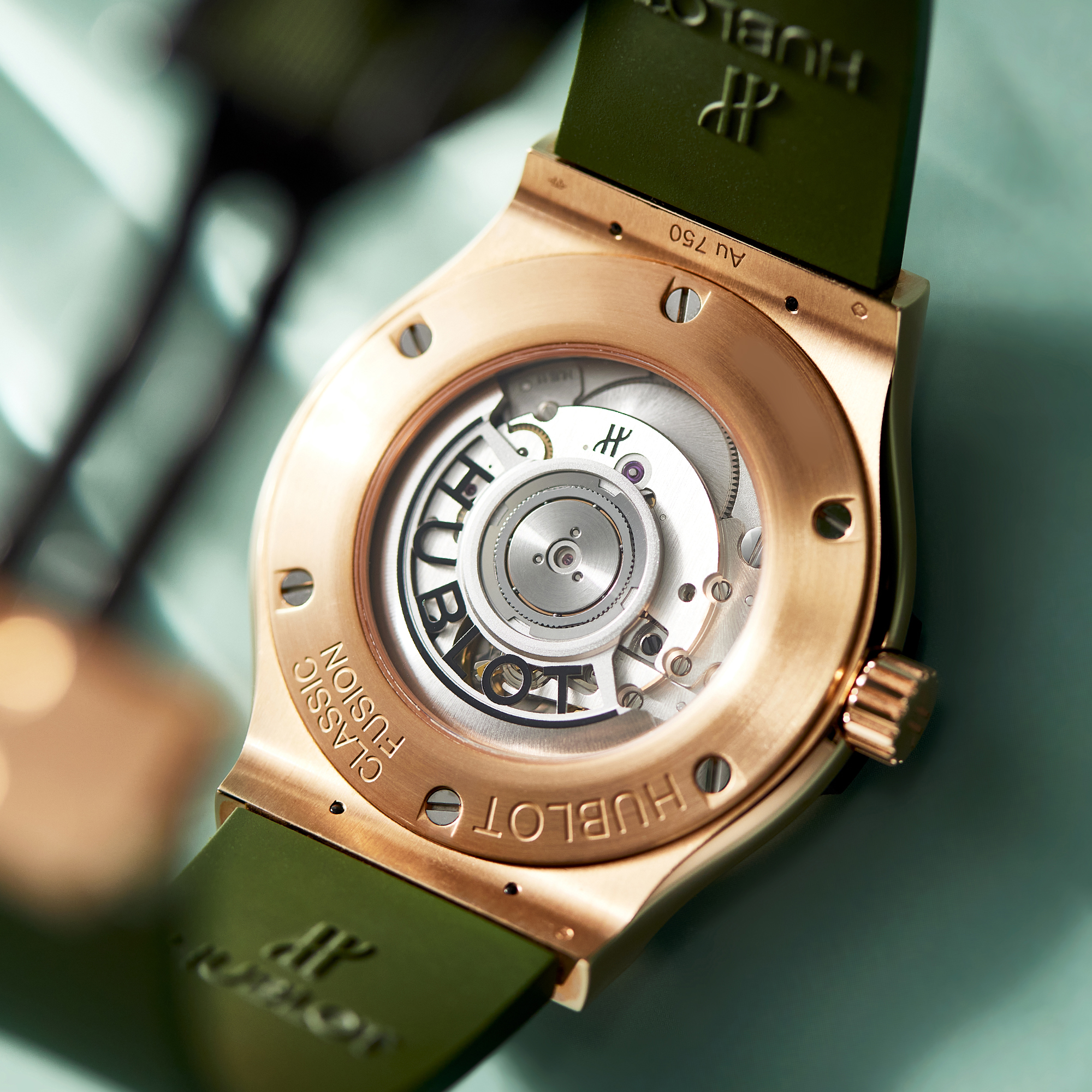 Classic Fusion Rose Gold Green Dial 42mm Product Image 12