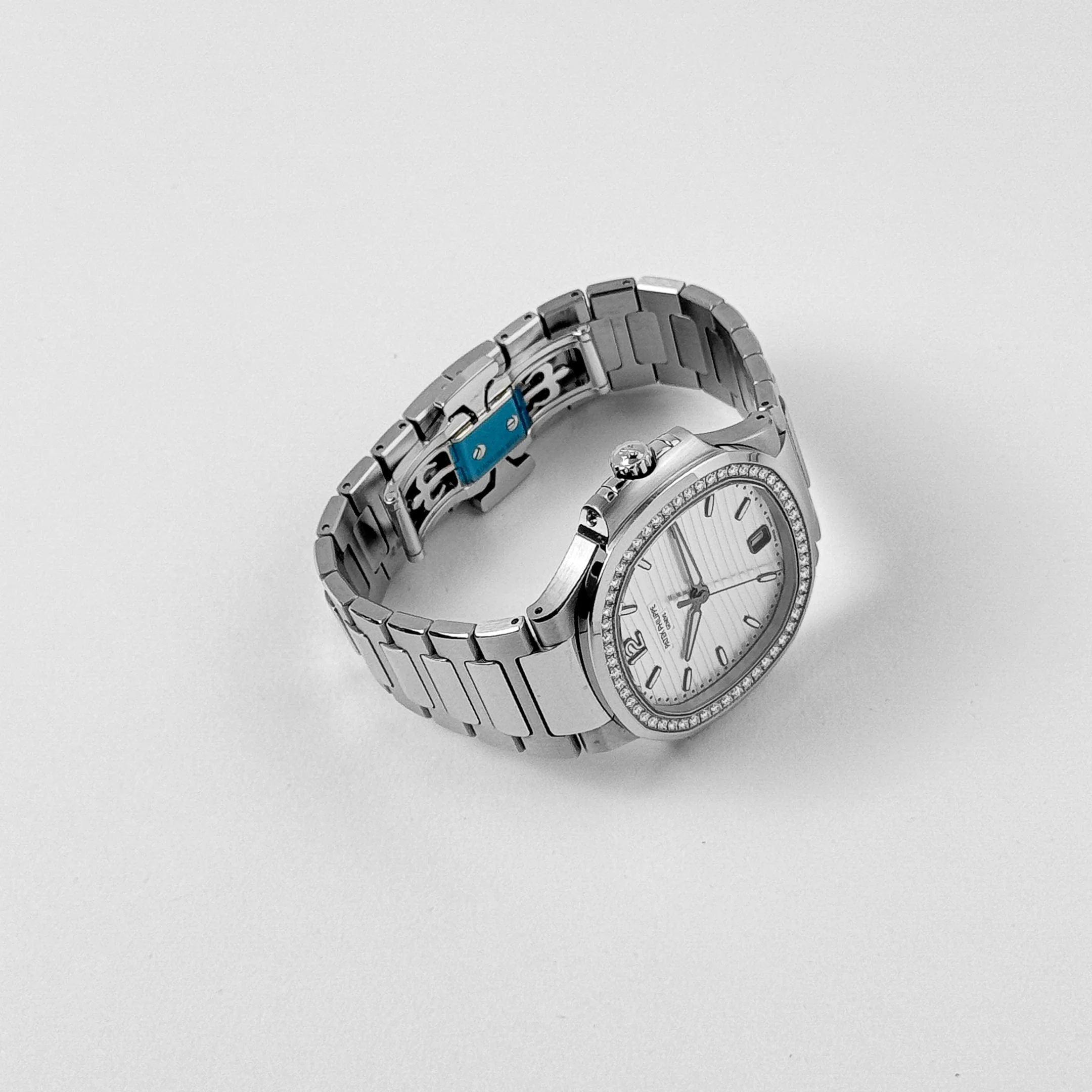 Nautilus Ladies Steel Diamond White Dial 35mm Product Image 3
