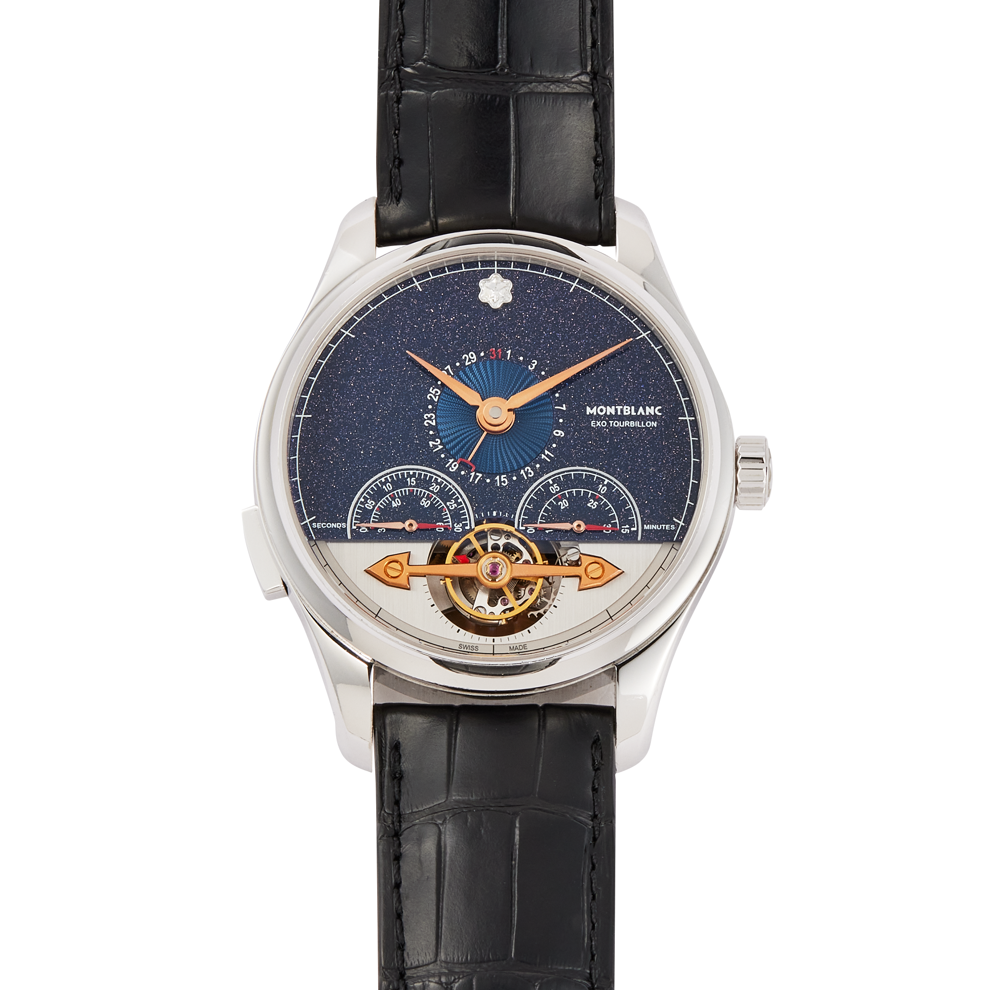 Heritage Chronometrie ExoTourbillon White Gold Blue Aventurine Dial 44mm Product Image