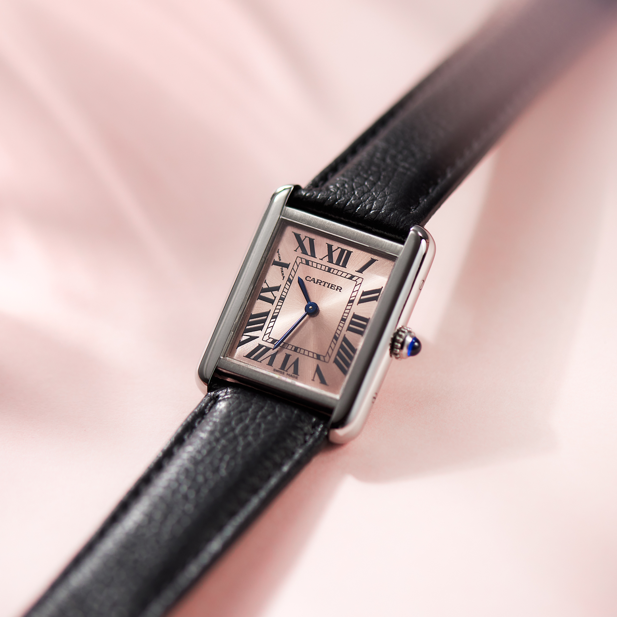 Tank Solo Steel Pink Dial 24mm Product Image 10