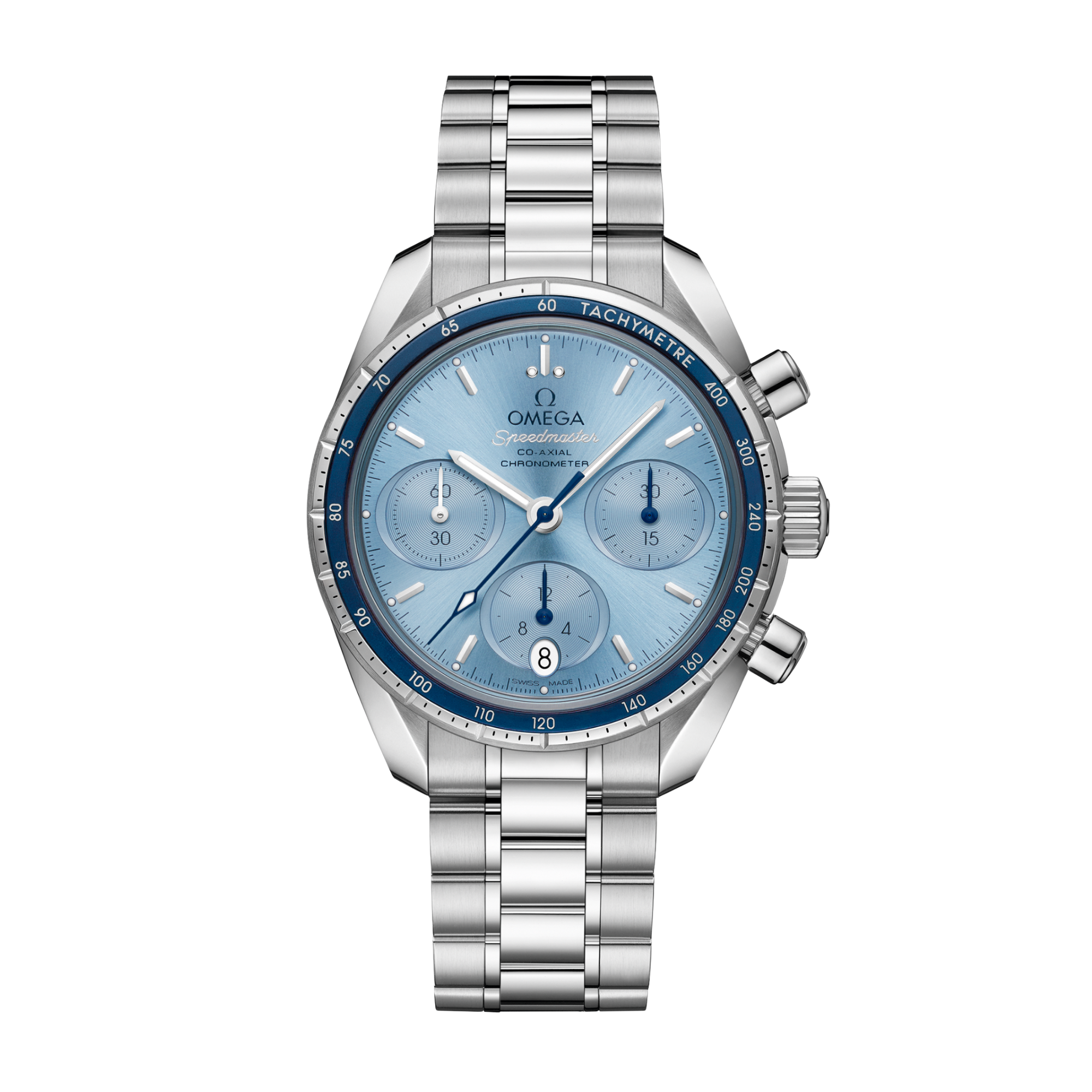 Speedmaster Chronograph Steel Ice Blue Dial 38mm Product Image