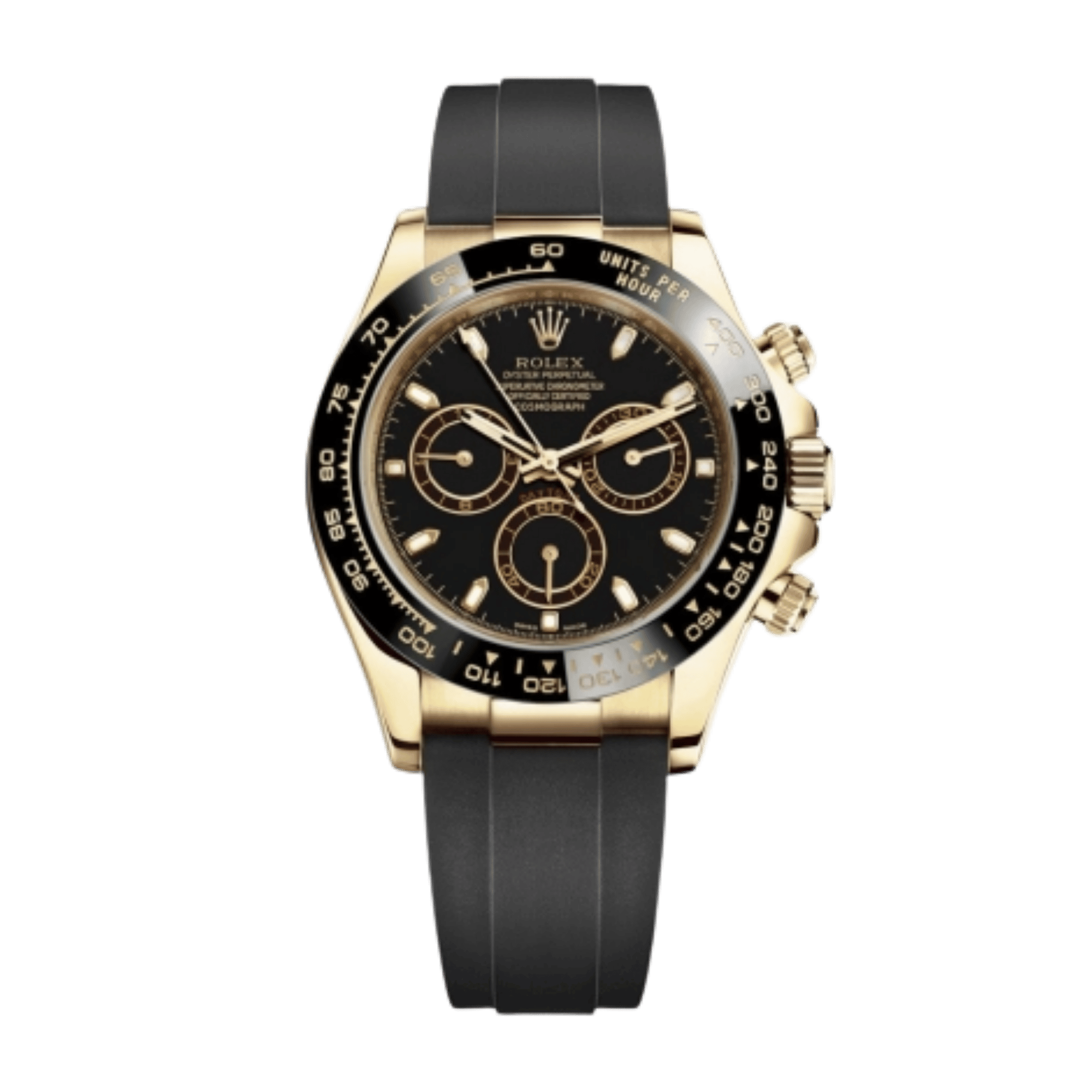 Daytona Yellow Gold Oysterflex Black Dial 40mm Product Image