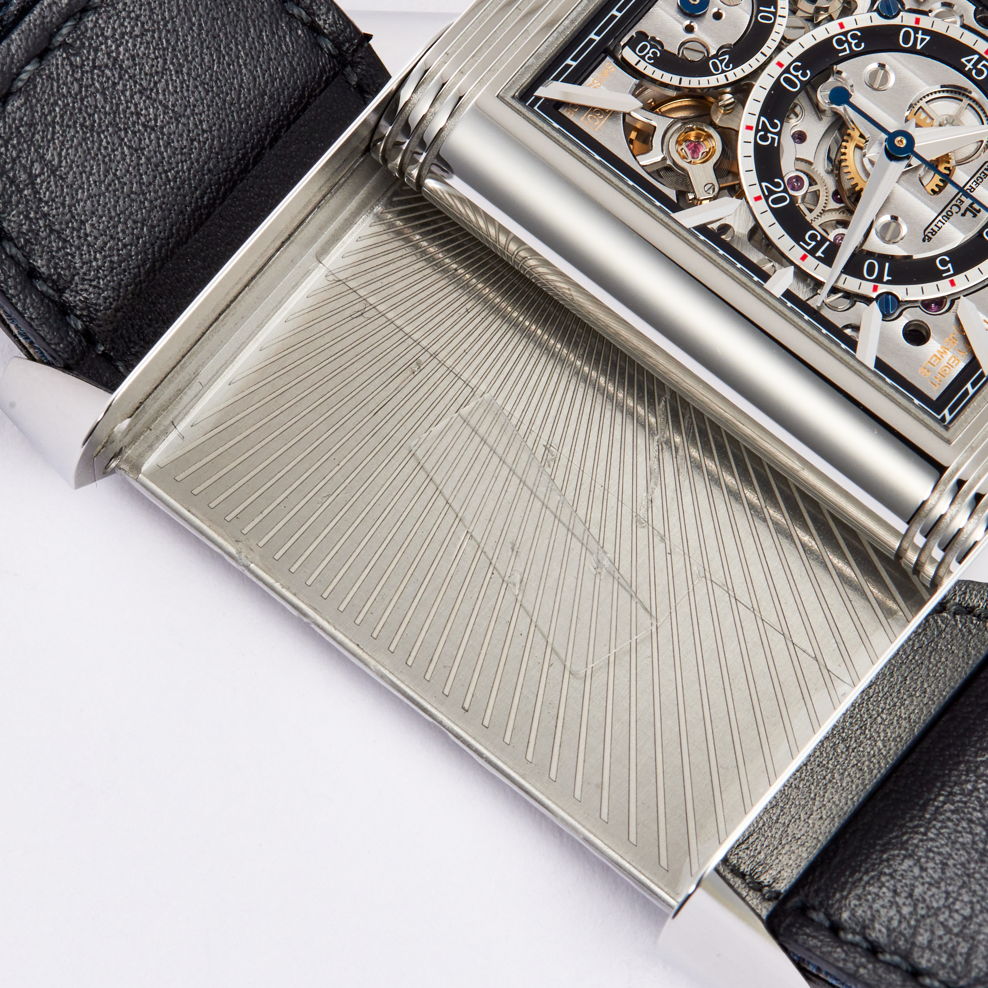 Reverso Tribute Chronograph Steel Blue Dial 29mm Product Image 10