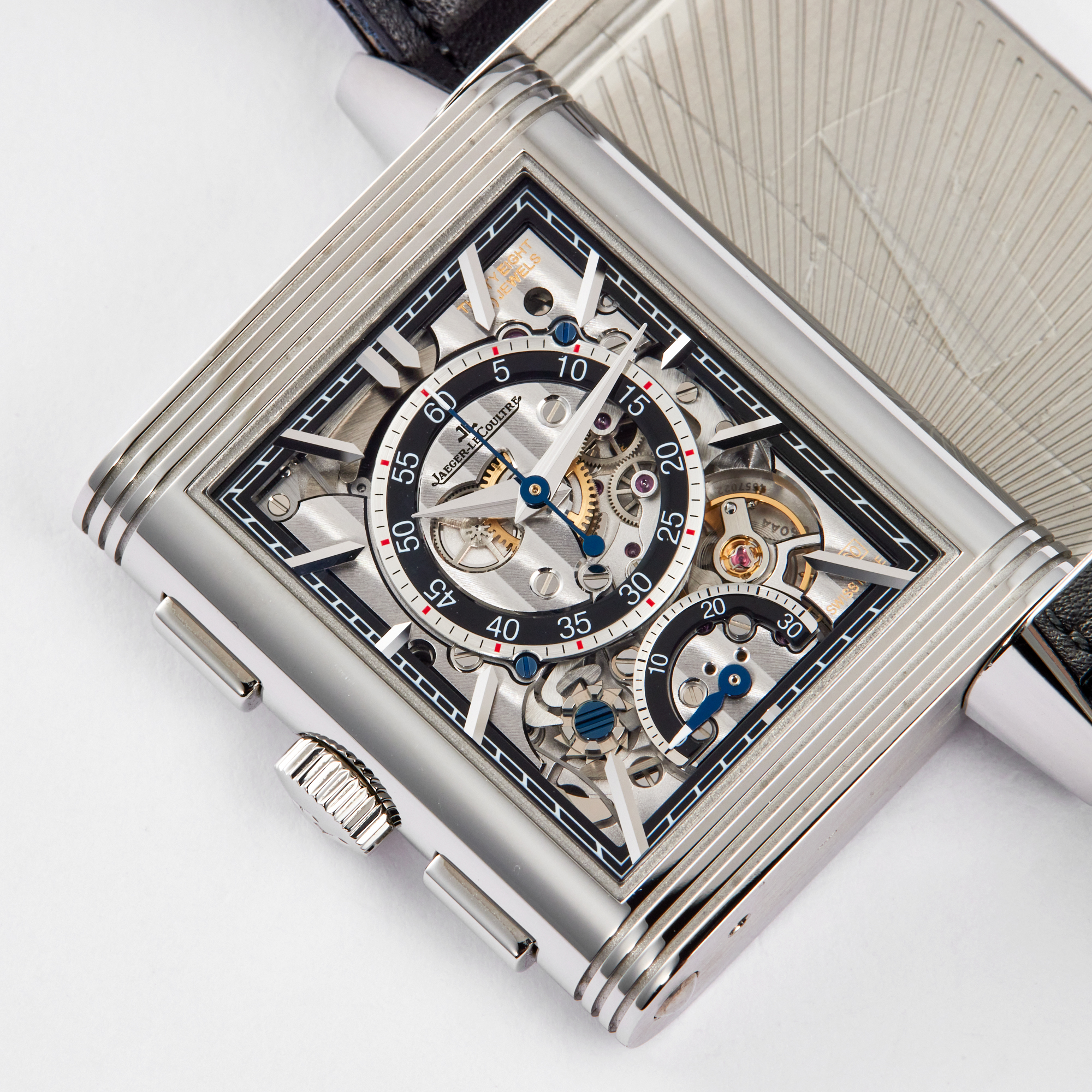Reverso Tribute Chronograph Steel Blue Dial 29mm Product Image 11