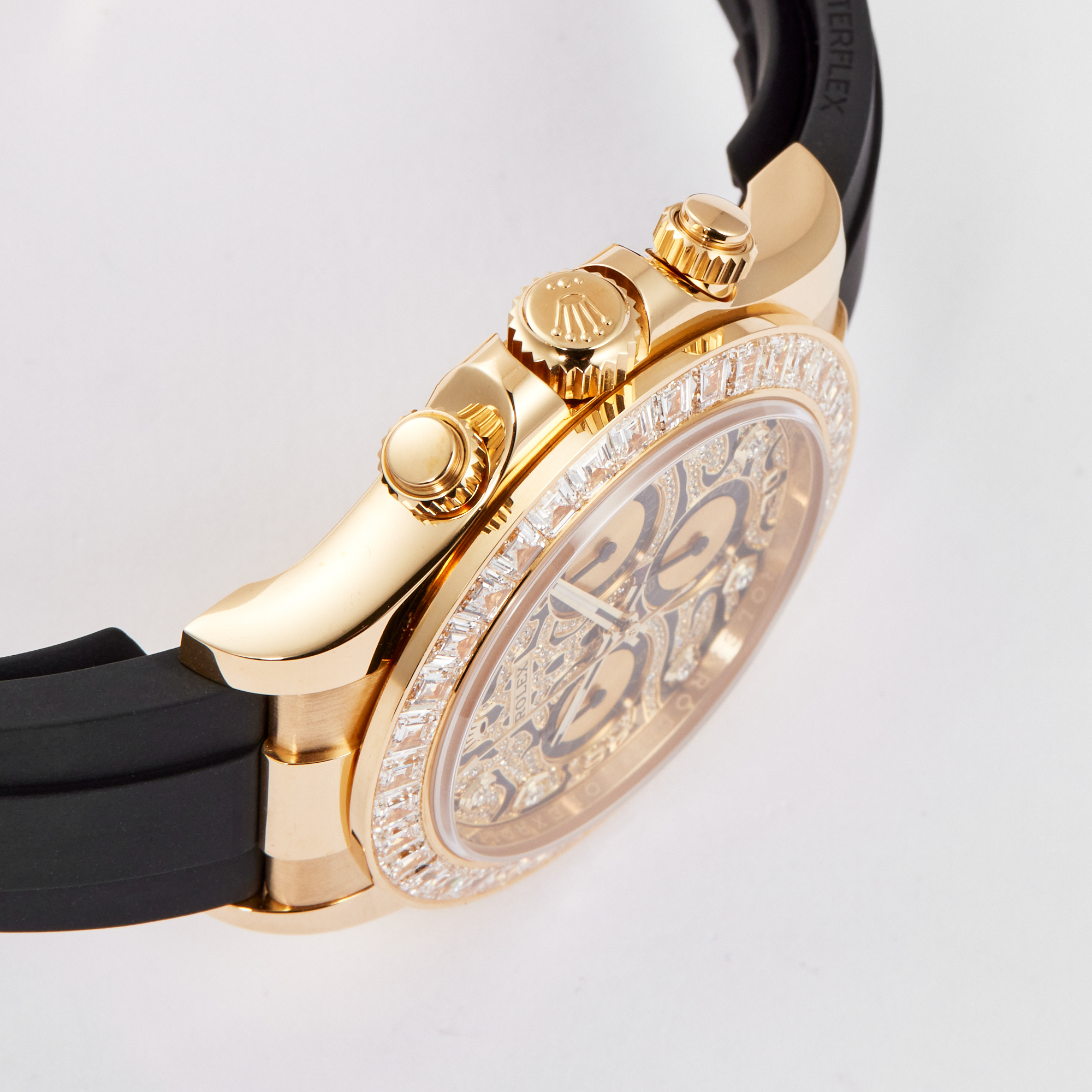 Daytona Yellow Gold Diamond Oysterflex "Eye of the Tiger" 40mm Product Image 3