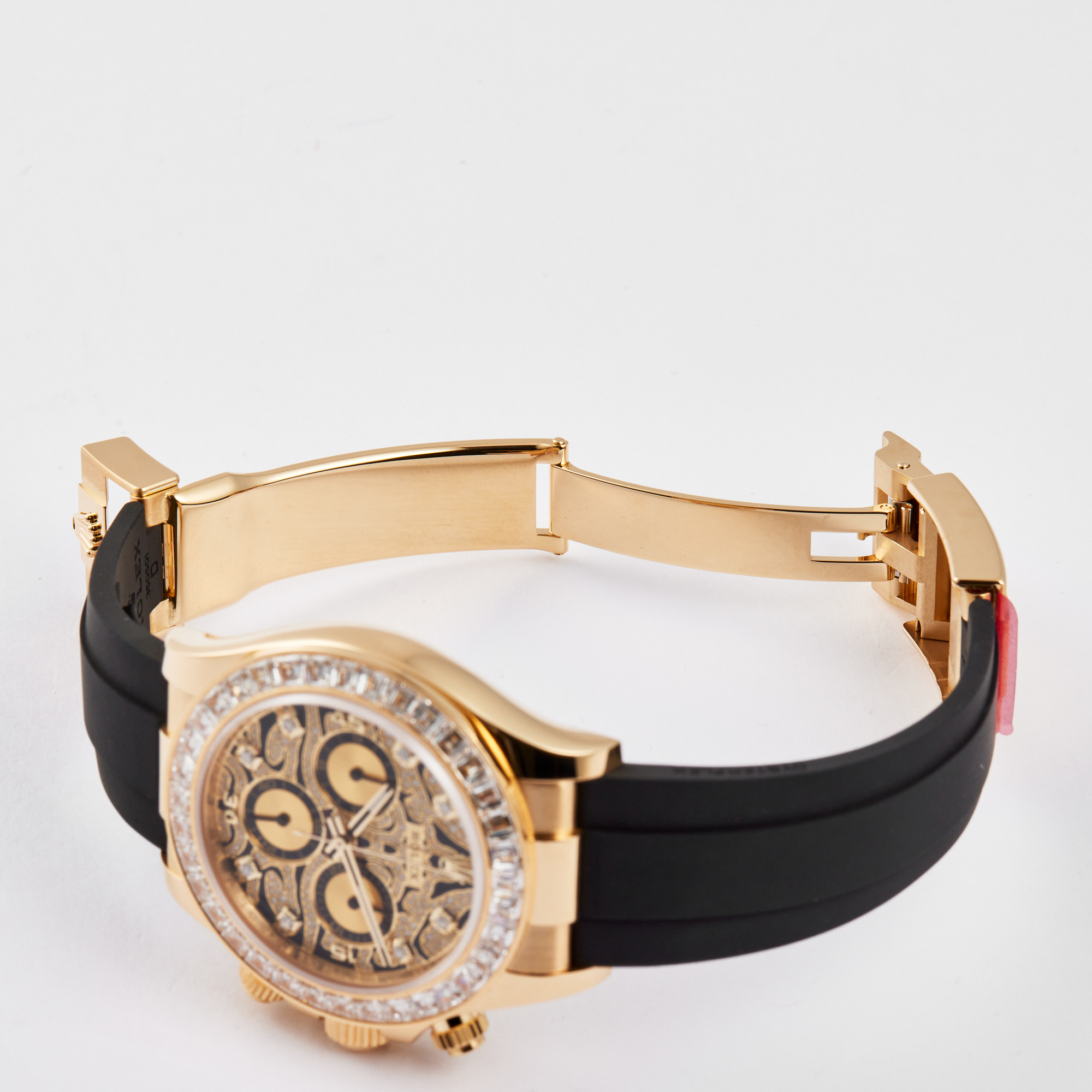 Daytona Yellow Gold Diamond Oysterflex "Eye of the Tiger" 40mm Product Image 8