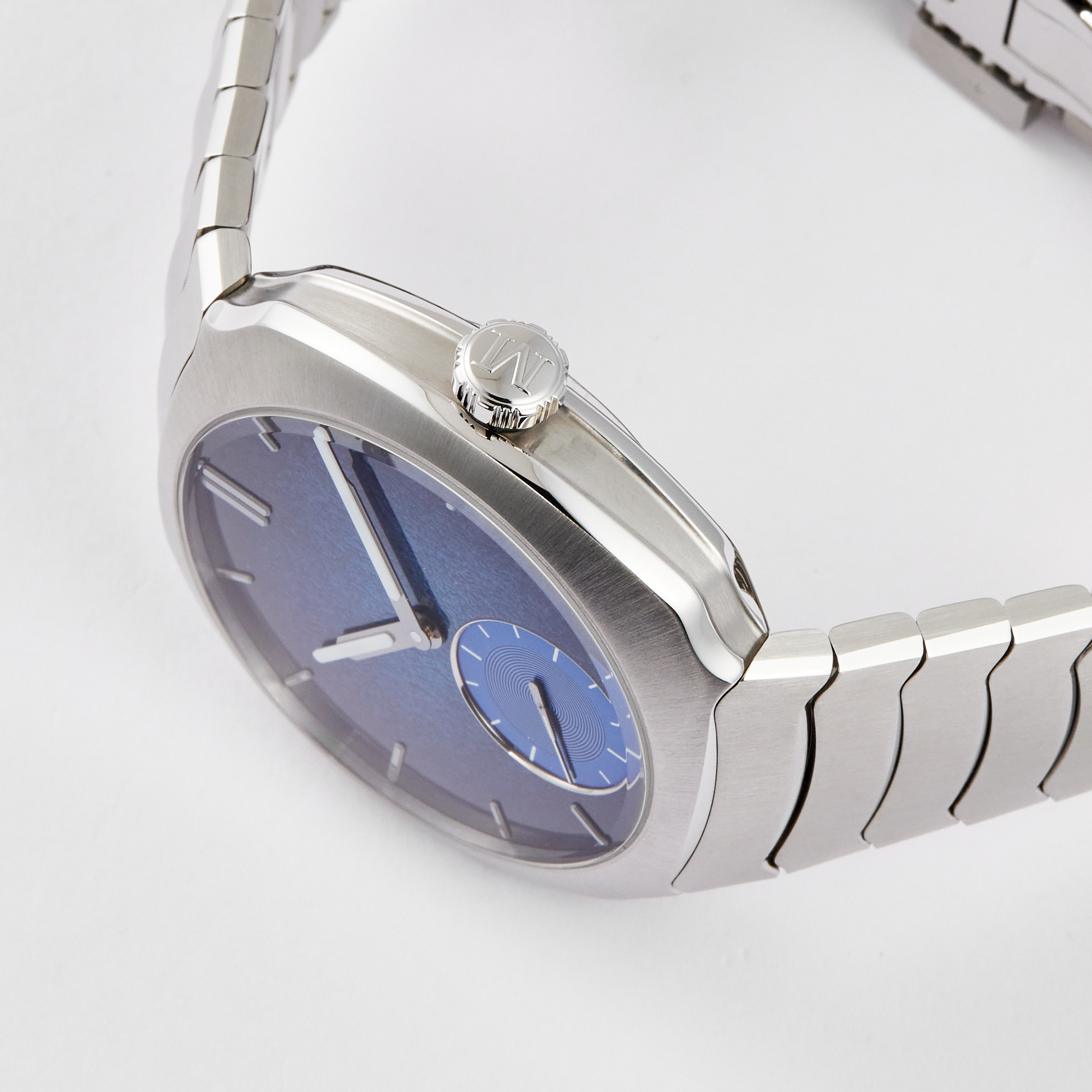 Streamliner Small Seconds Steel Blue Enamel Dial 39mm Product Image 2