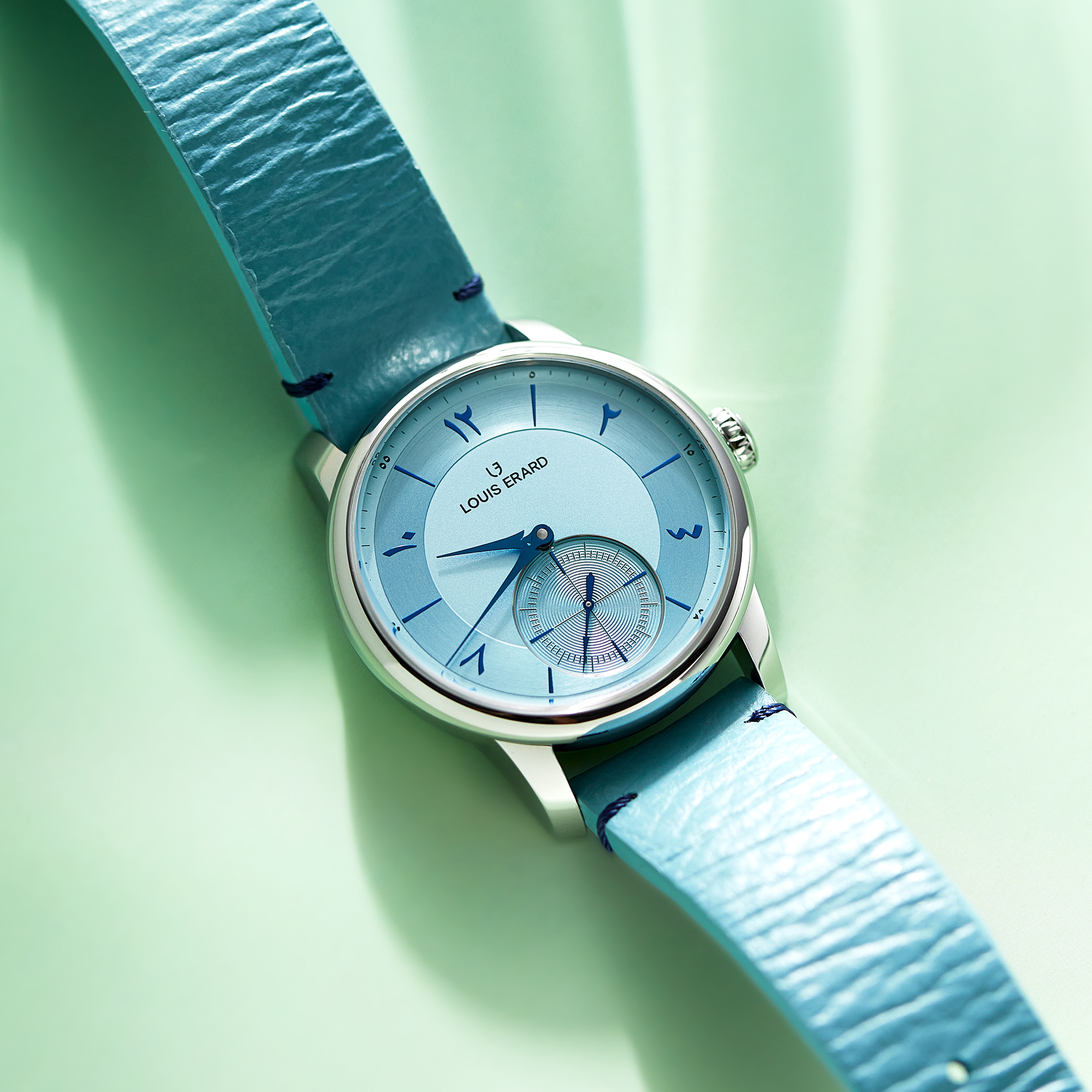 Excellence Petite Seconds Steel Bleu Glacier Dial 39mm Product Image
