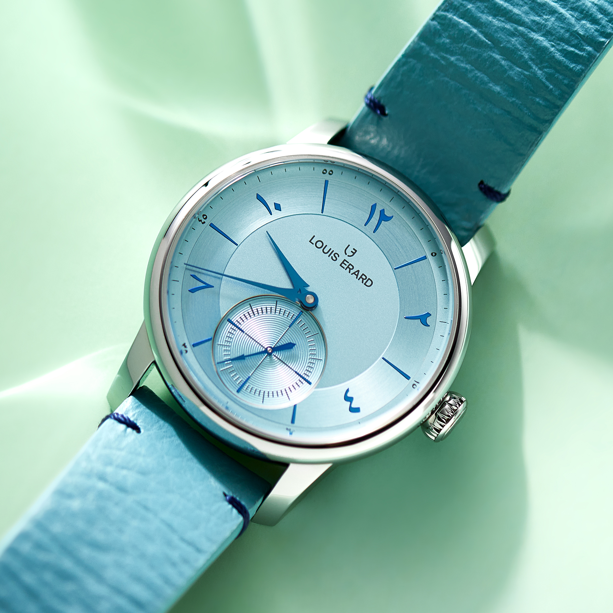 Excellence Petite Seconds Steel Bleu Glacier Dial 39mm Product Image