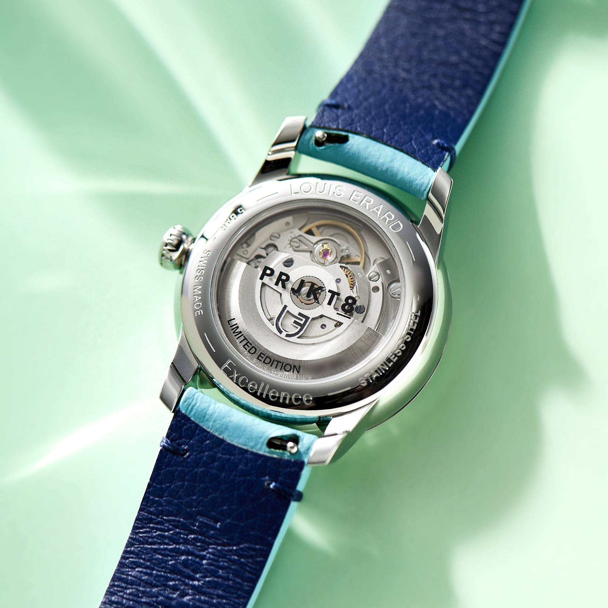 Excellence Petite Seconds Steel Bleu Glacier Dial 39mm Product Image