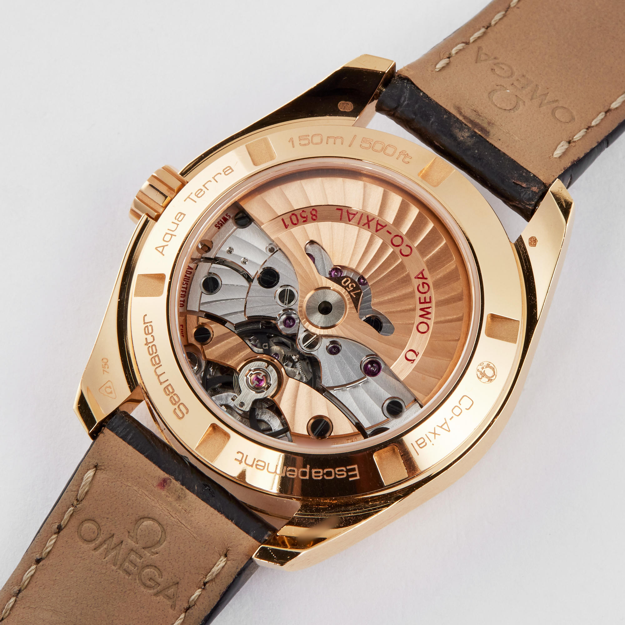 Aquaterra Rose Gold Grey Dial 38mm Product Image 6