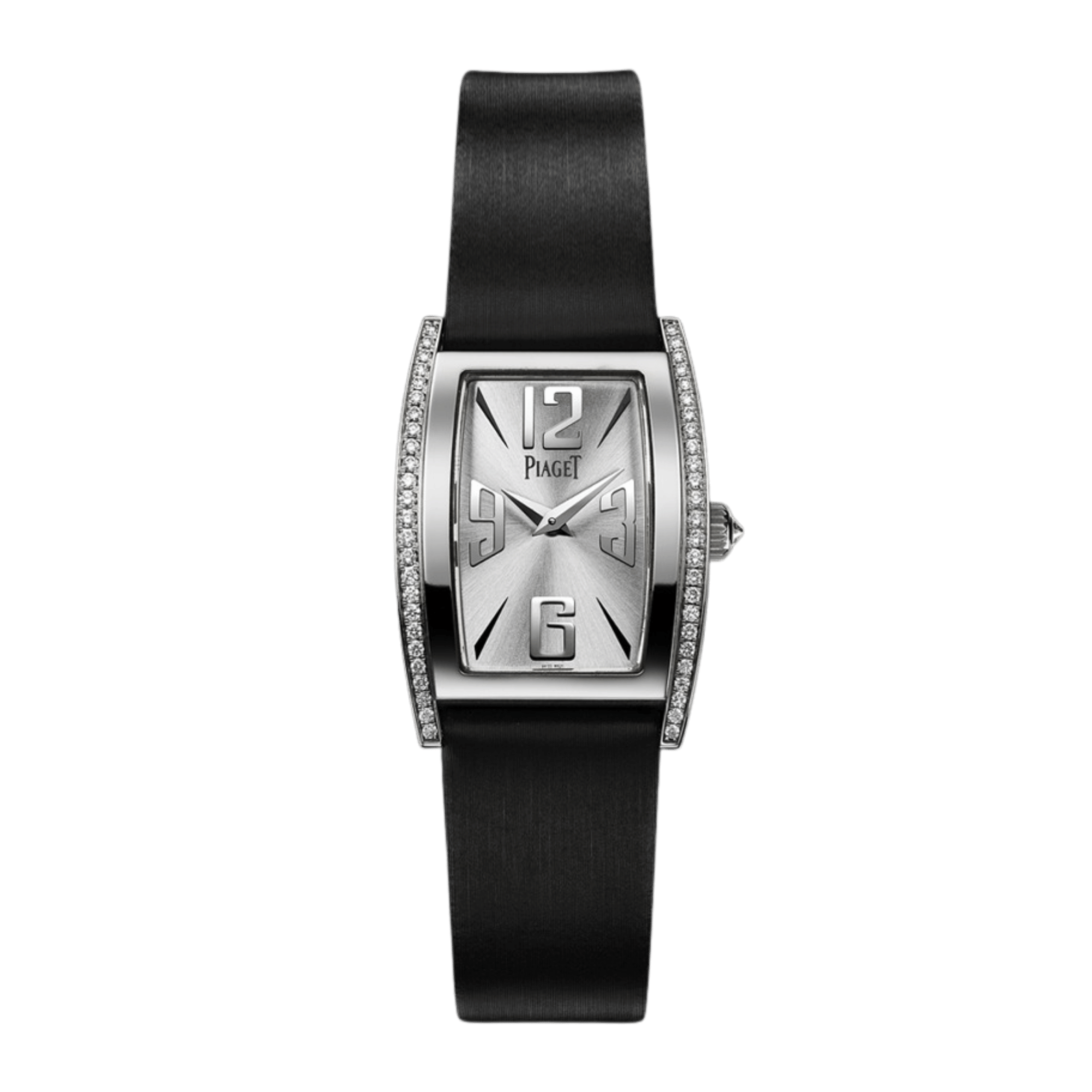 Limelight Tonneau White Gold Diamond Silver Dial 22mm Product Image