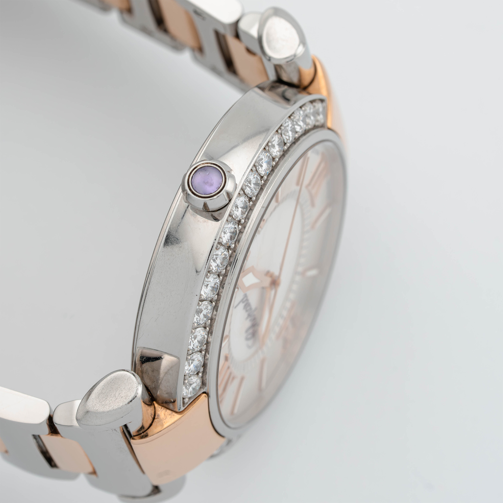 Imperiale Rose Gold & Steel Diamond Mother of Pearl Silver Dial 40mm Product Image 2