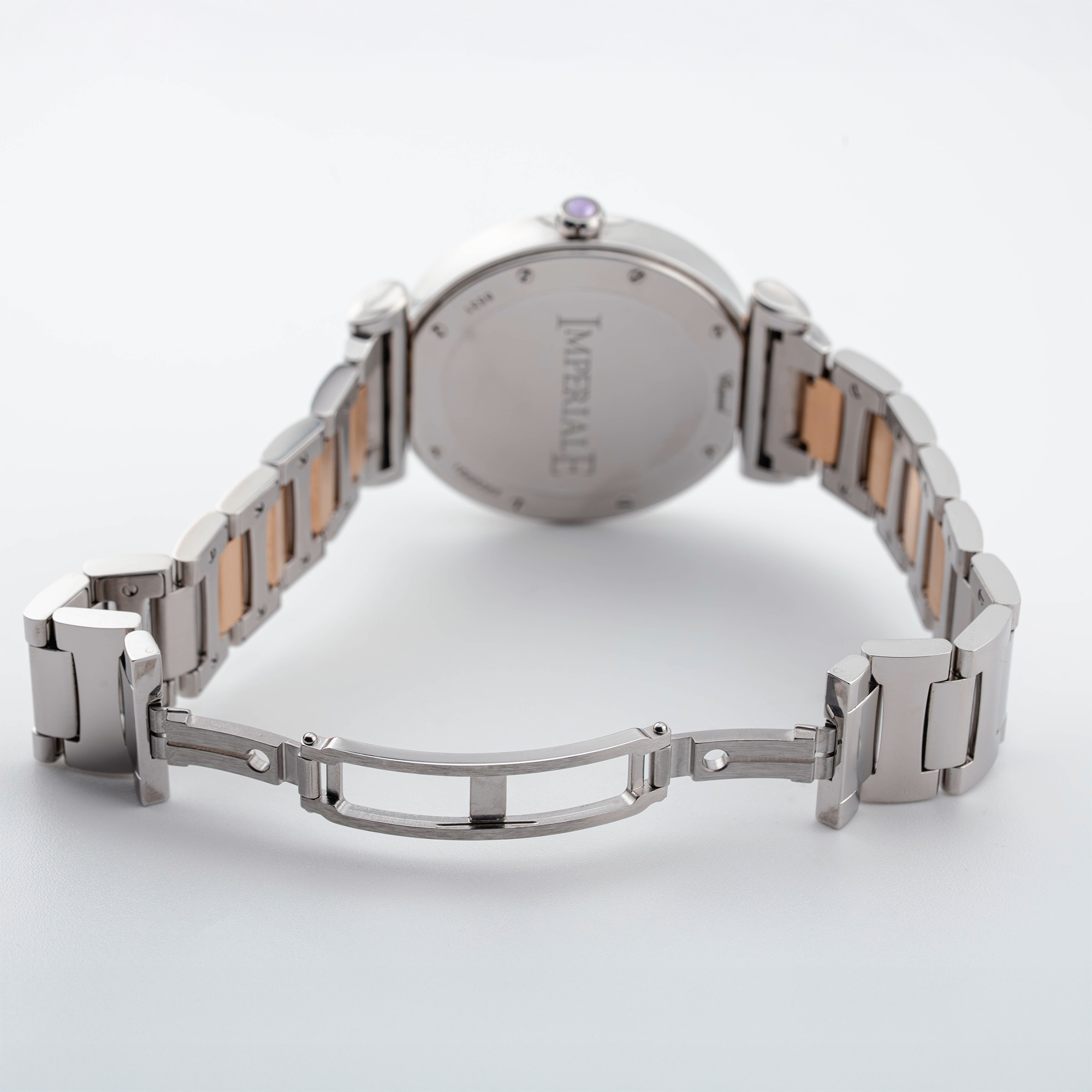 Imperiale Rose Gold & Steel Diamond Mother of Pearl Silver Dial 40mm Product Image 8