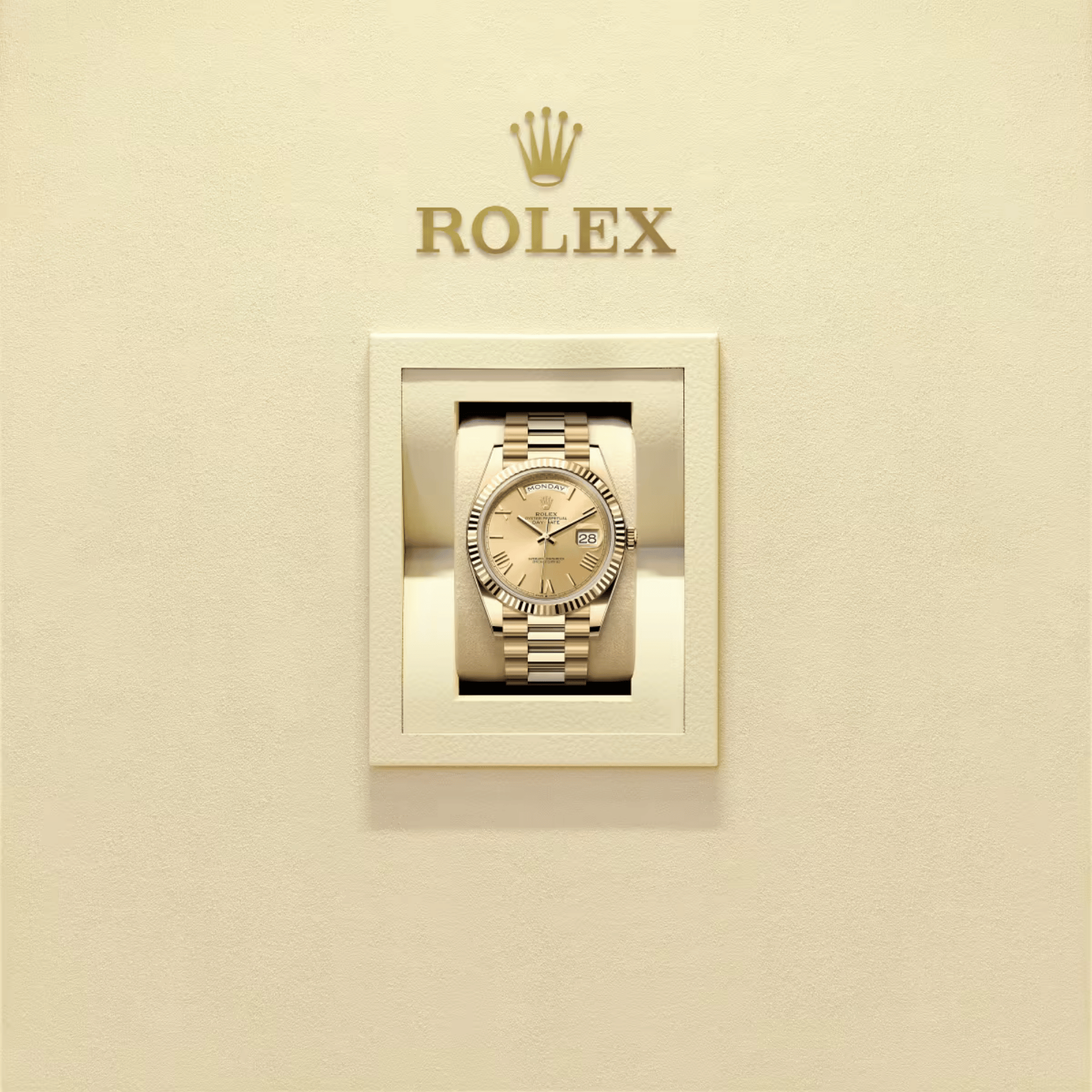 Day-Date Yellow Gold Champagne Dial 40mm Product Image 4