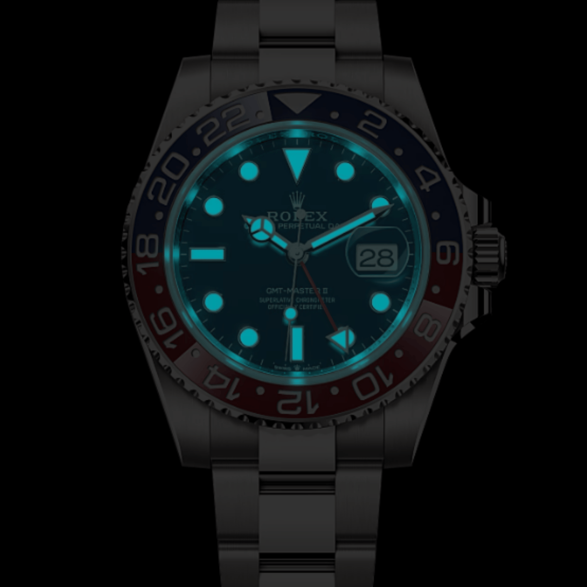 GMT-Master II White Gold Blue Dial "Pepsi" 40mm Product Image 2