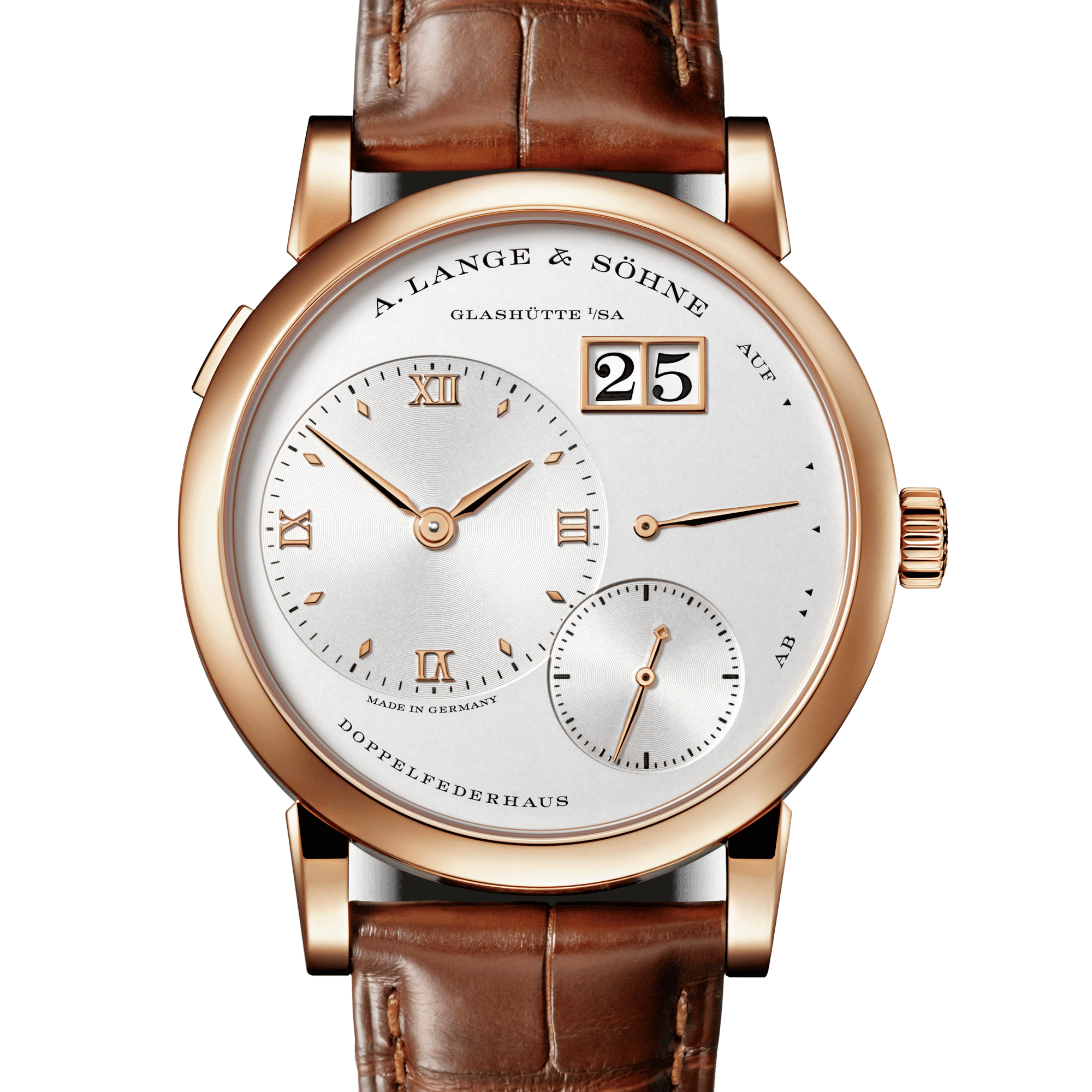 Lange 1 Rose Gold Silver Dial 38mm Product Image 1