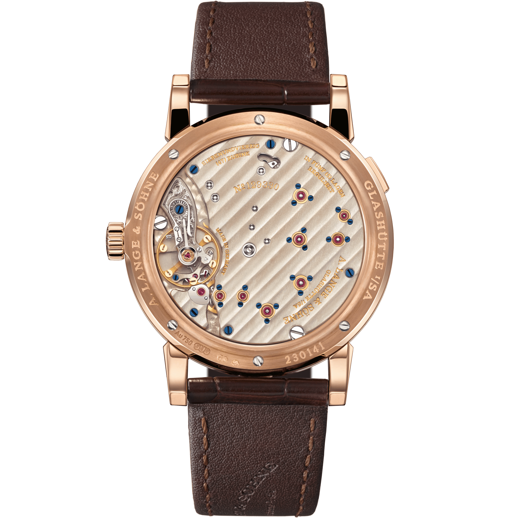 Lange 1 Moonphase Rose Gold Silver Dial 38mm Product Image 2