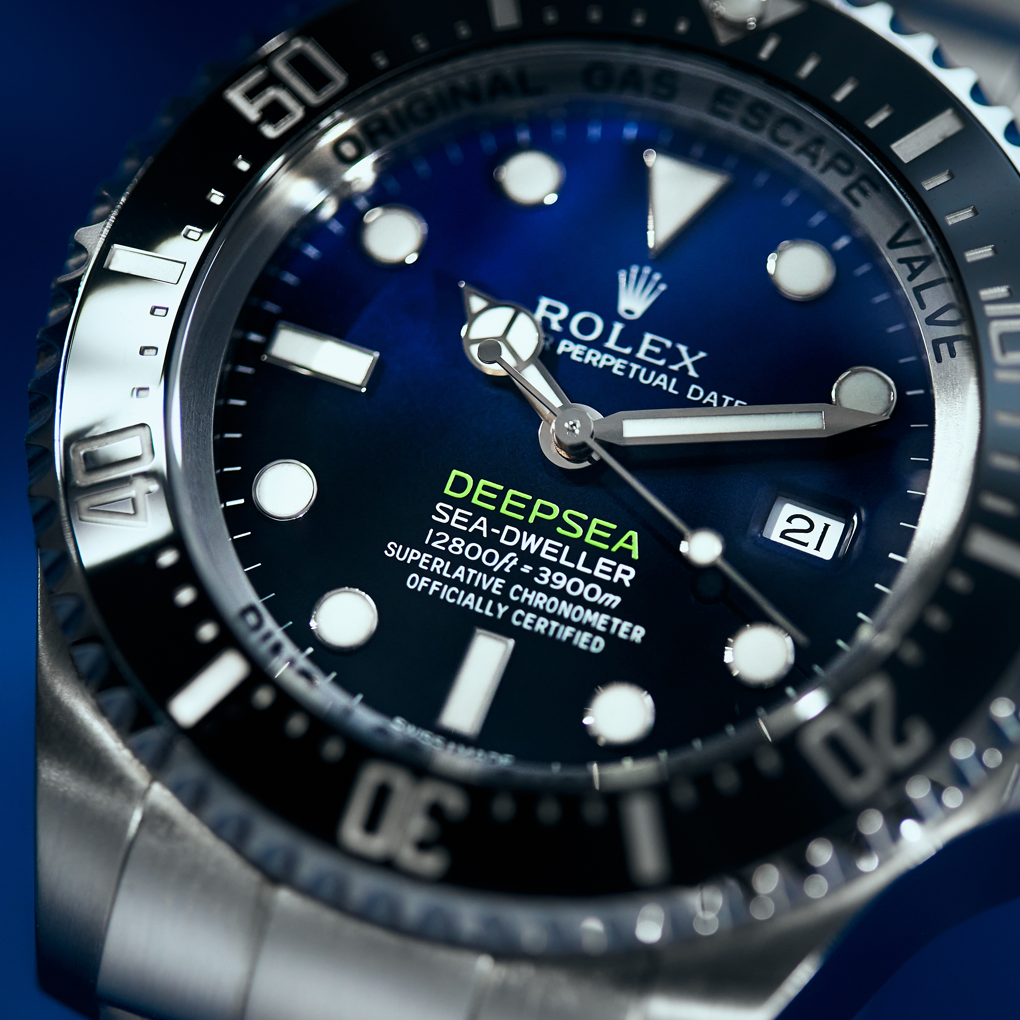 Sea-Dweller Deepsea D-Blue Steel Blue Dial 44mm Product Image