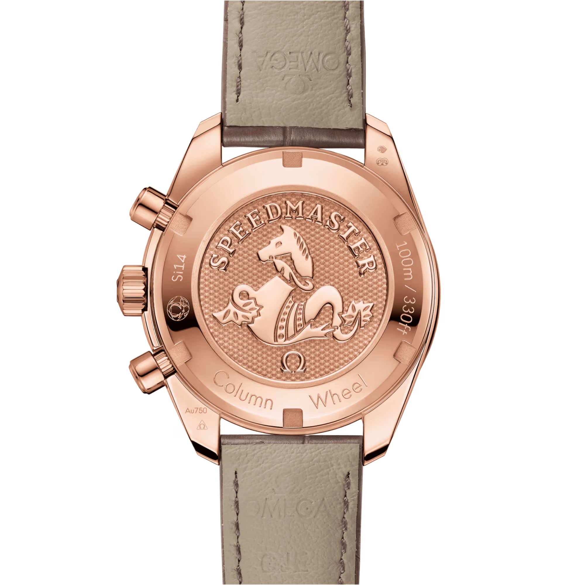 Speedmaster Rose Gold Silver Dial 38mm Product Image 2