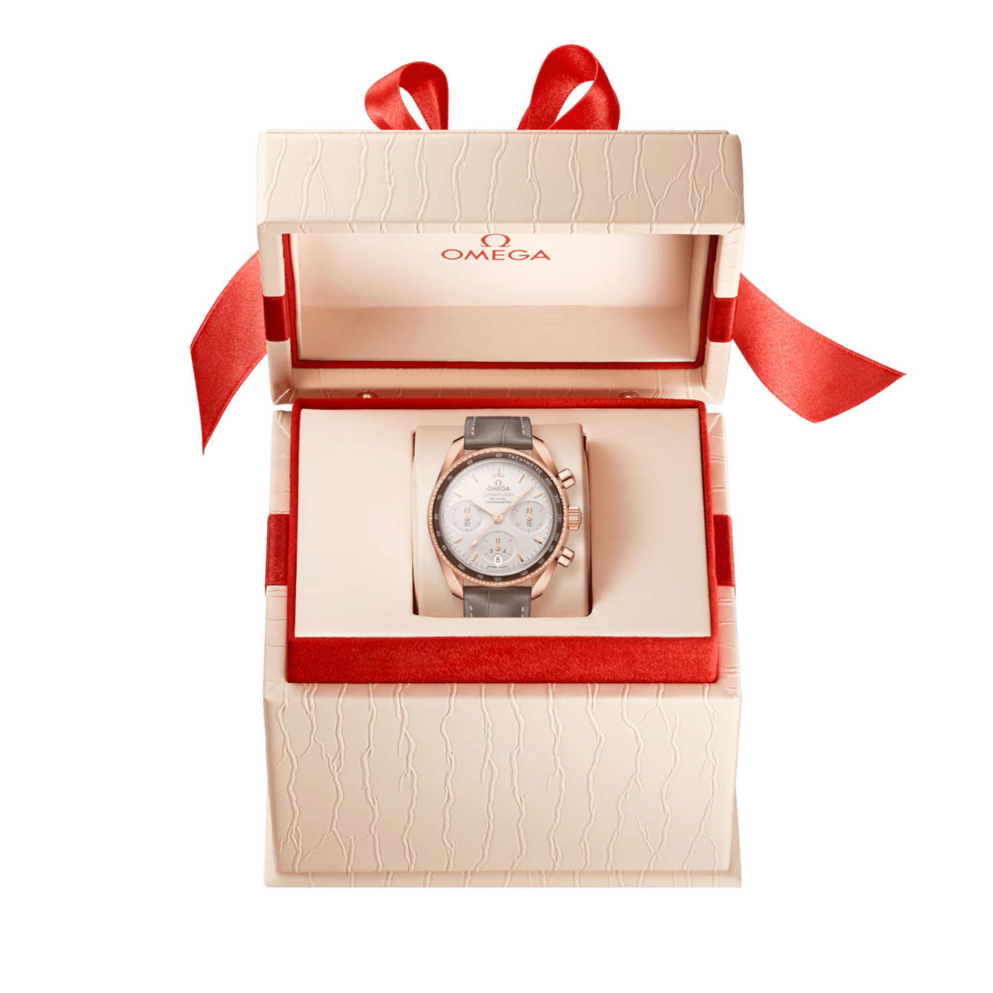 Speedmaster Rose Gold Silver Dial 38mm Product Image 3