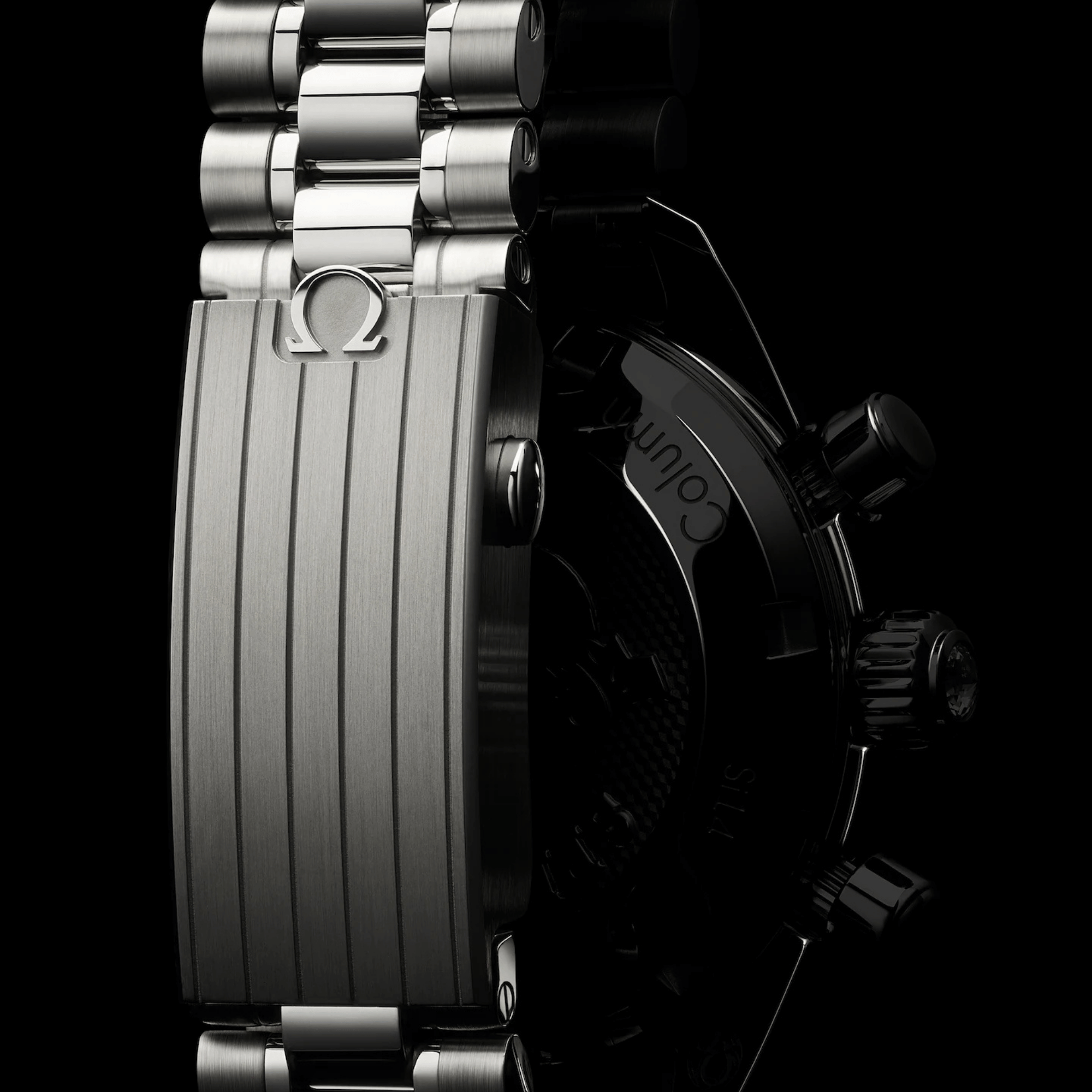 Speedmaster Date Steel Diamond Brown Dial 38mm Product Image 4