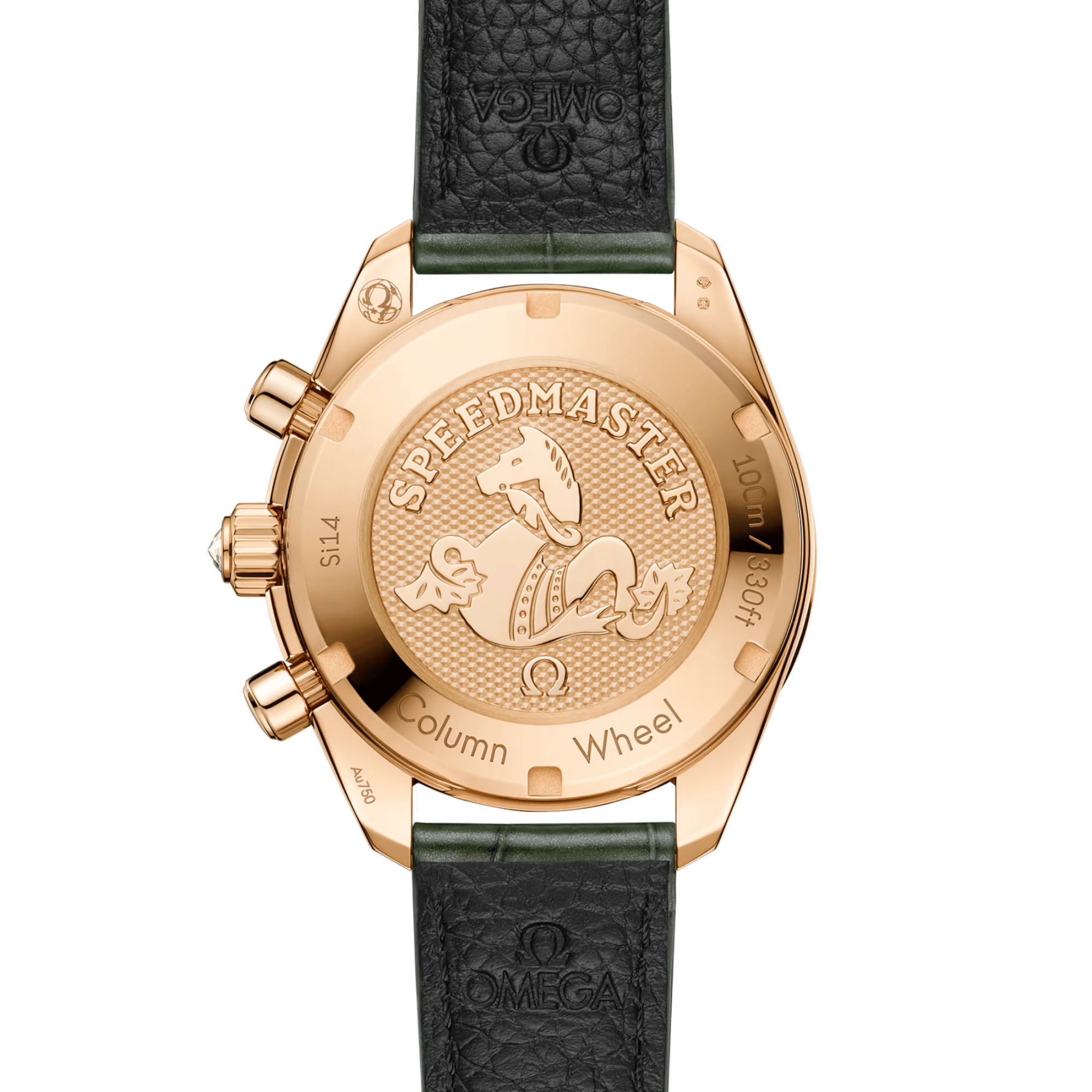 Speedmaster Moonshine Gold Diamond Green Dial 38mm Product Image 2