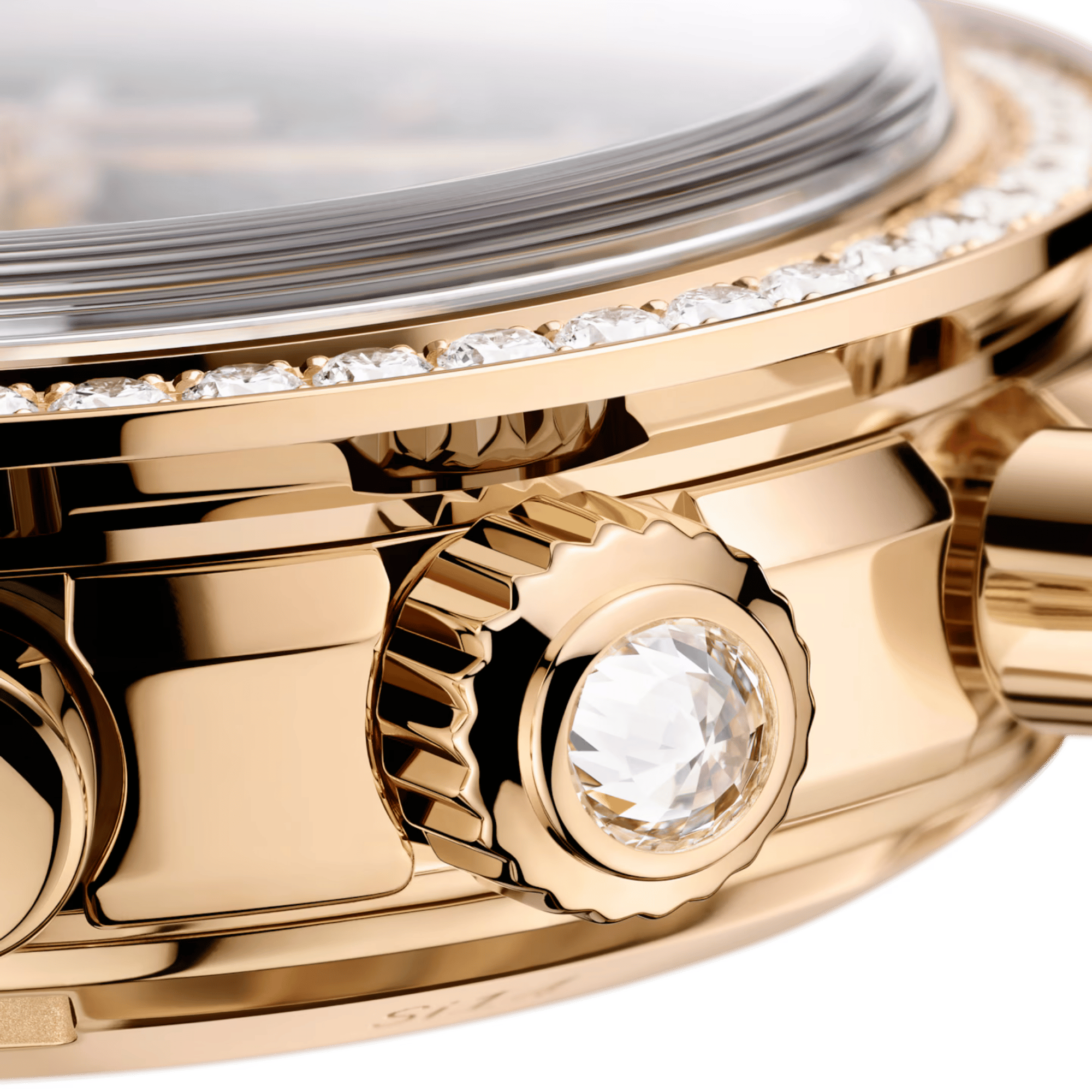 Speedmaster Date Moonshine Gold Diamond Green Dial 38mm Product Image 4