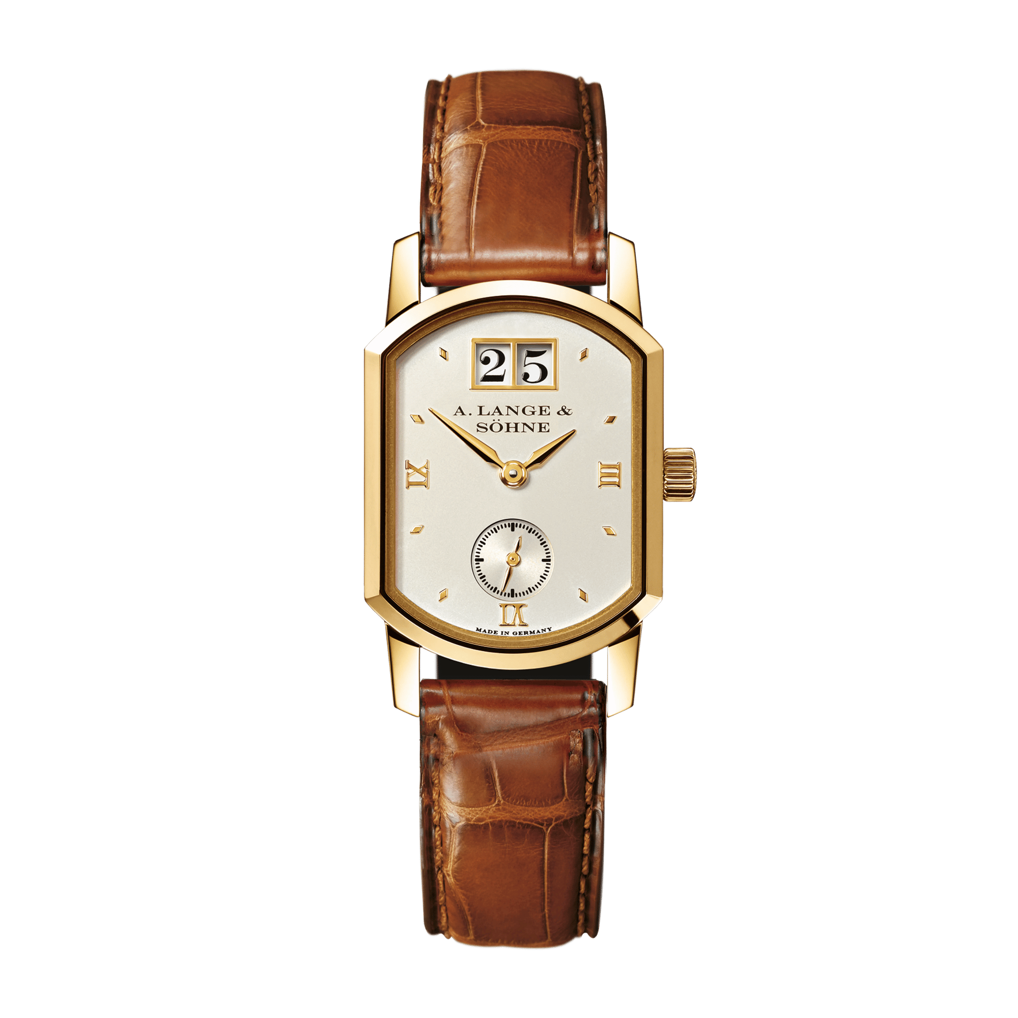 Arkade Yellow Gold Ivory Argenté Dial 22mm Product Image