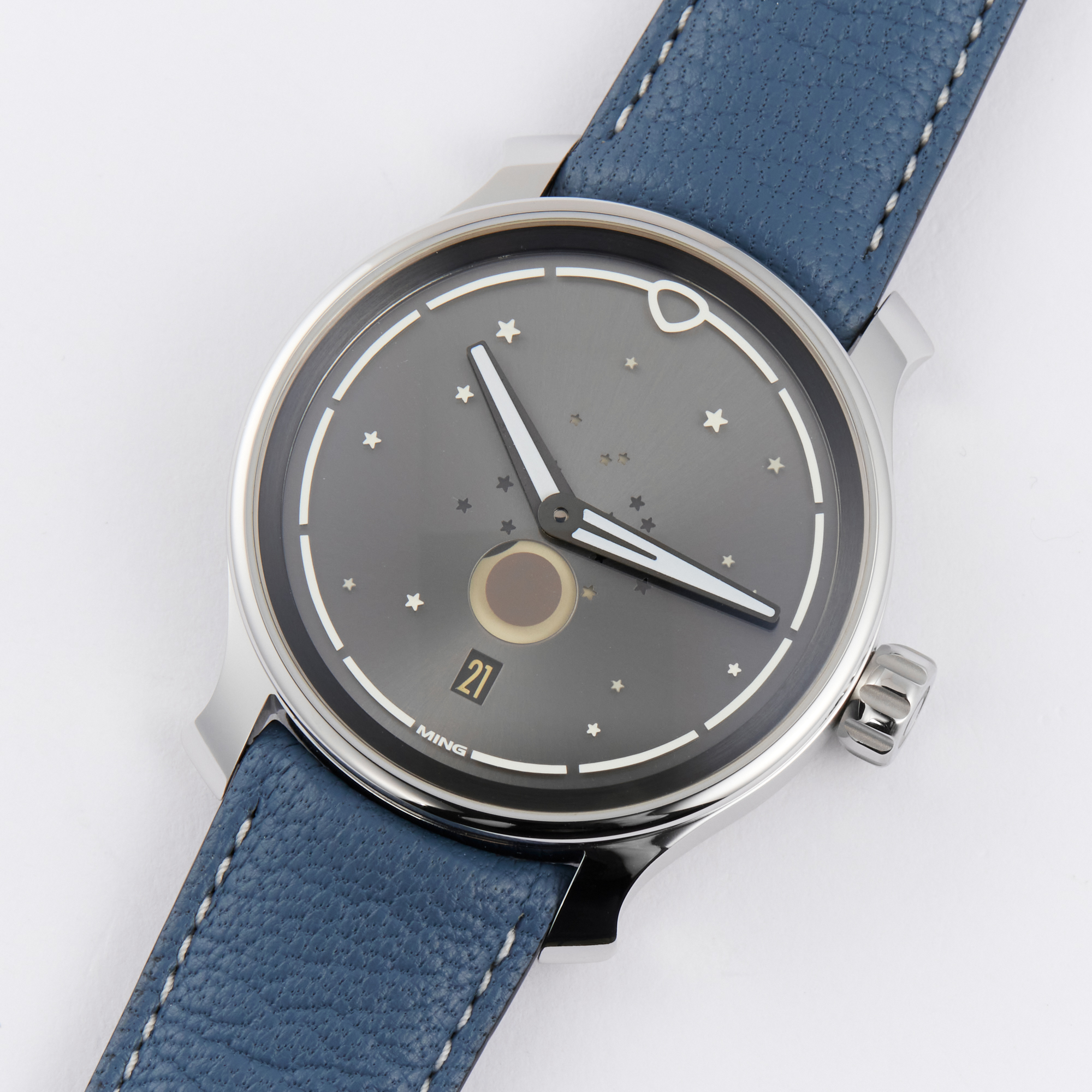 37.05 Moonphase Series 2 Steel Grey Dial 38mm Product Image 1