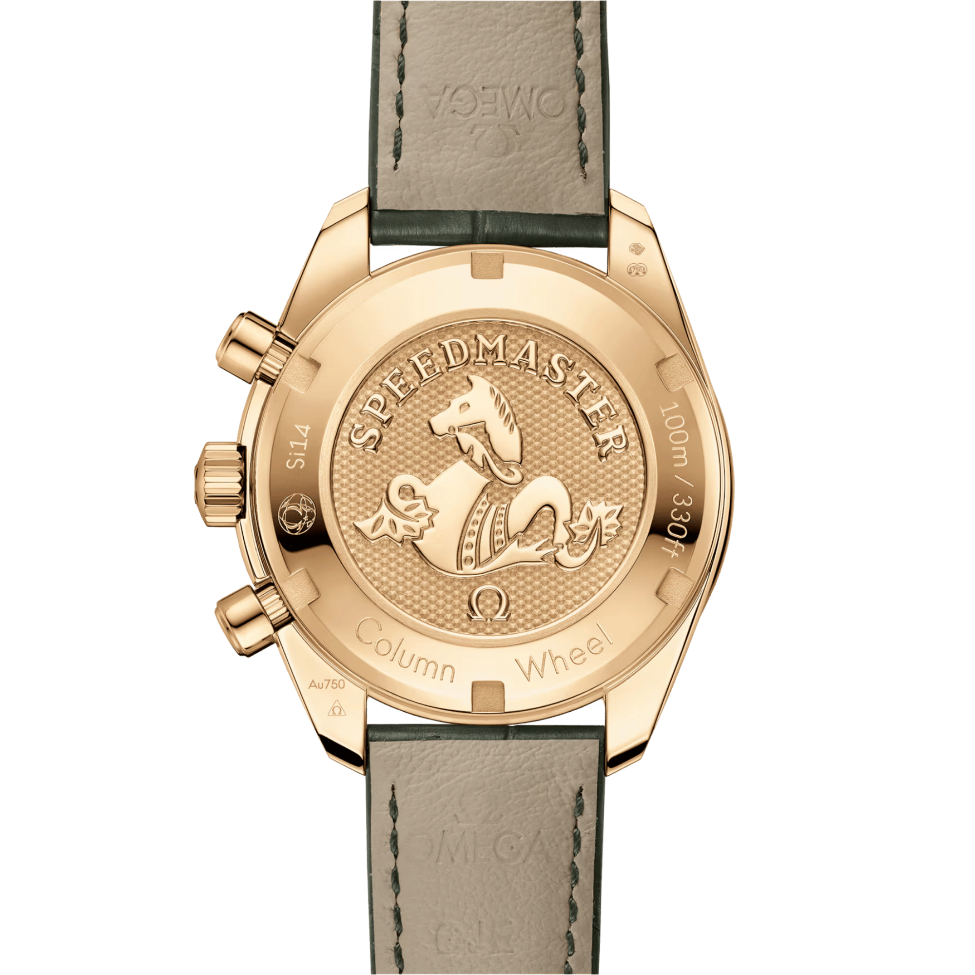 Speedmaster Yellow Gold Silver Dial 38mm Product Image 2