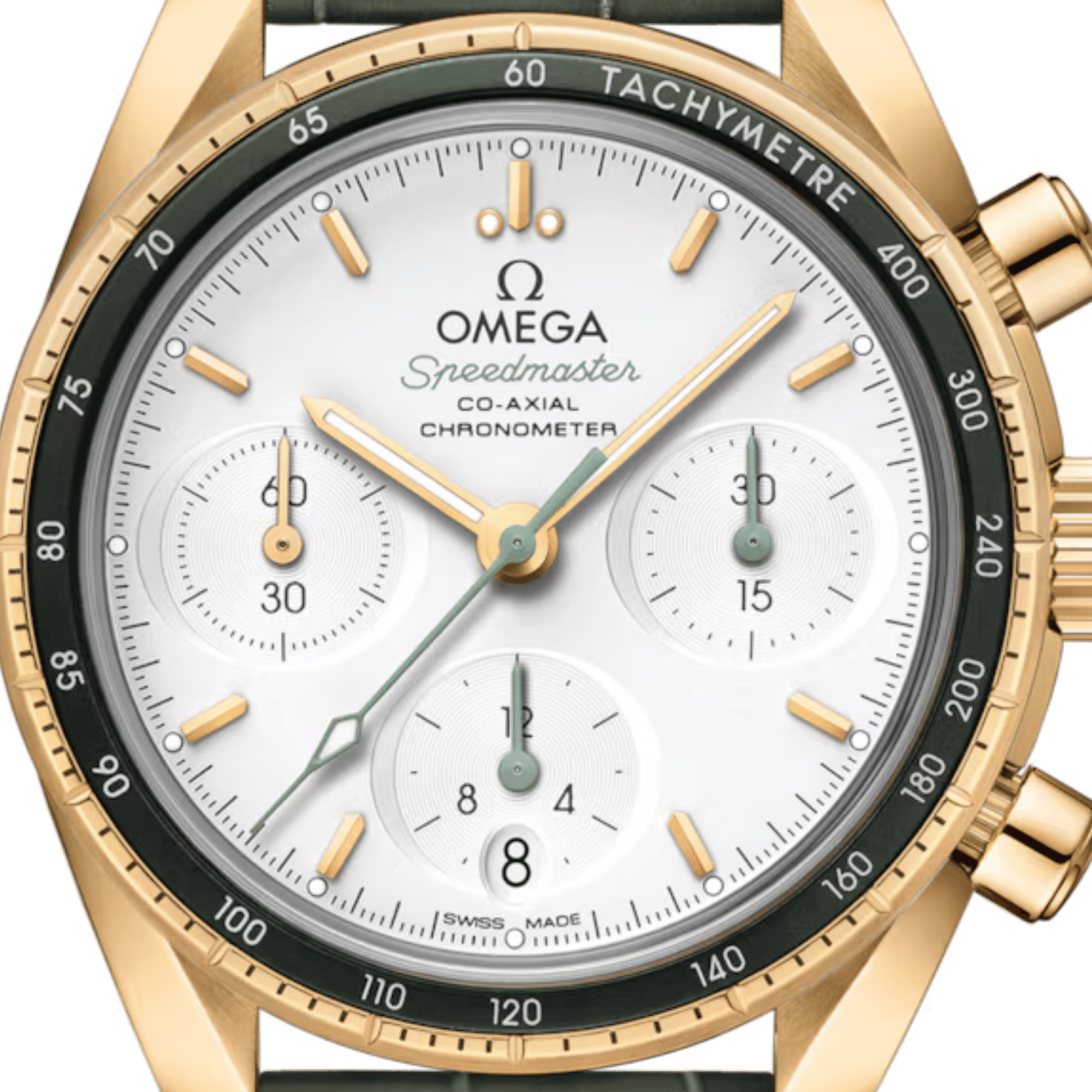 Speedmaster Yellow Gold Silver Dial 38mm Product Image 4