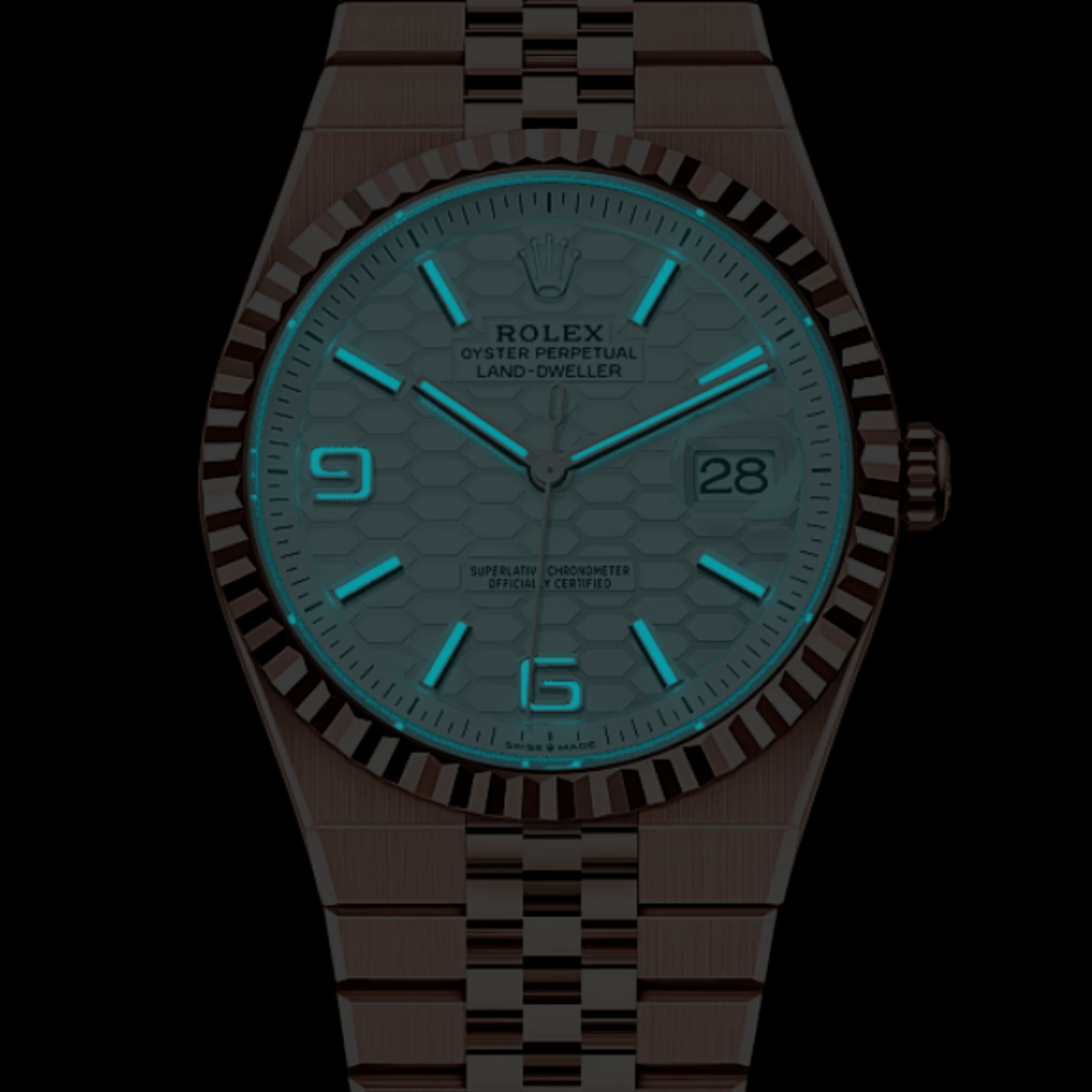 Land-Dweller Rose Gold Jubilee White Dial 40mm Product Image 2