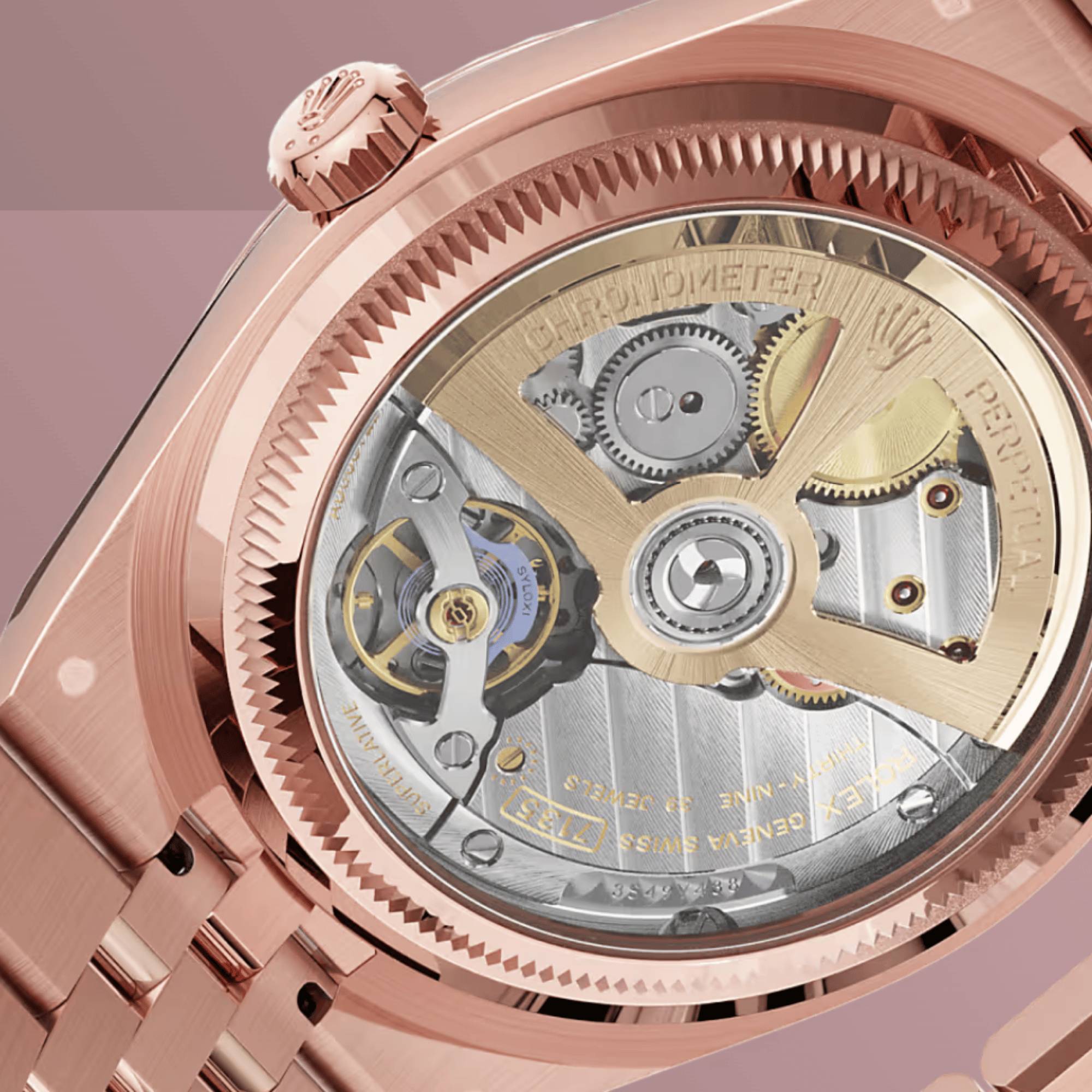 Land-Dweller Rose Gold Jubilee White Dial 40mm Product Image 4