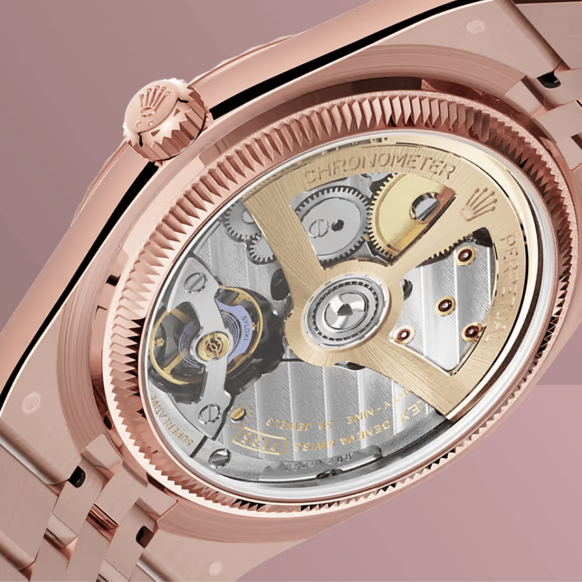 Land-Dweller Rose Gold Jubilee White Dial 36mm Product Image 4
