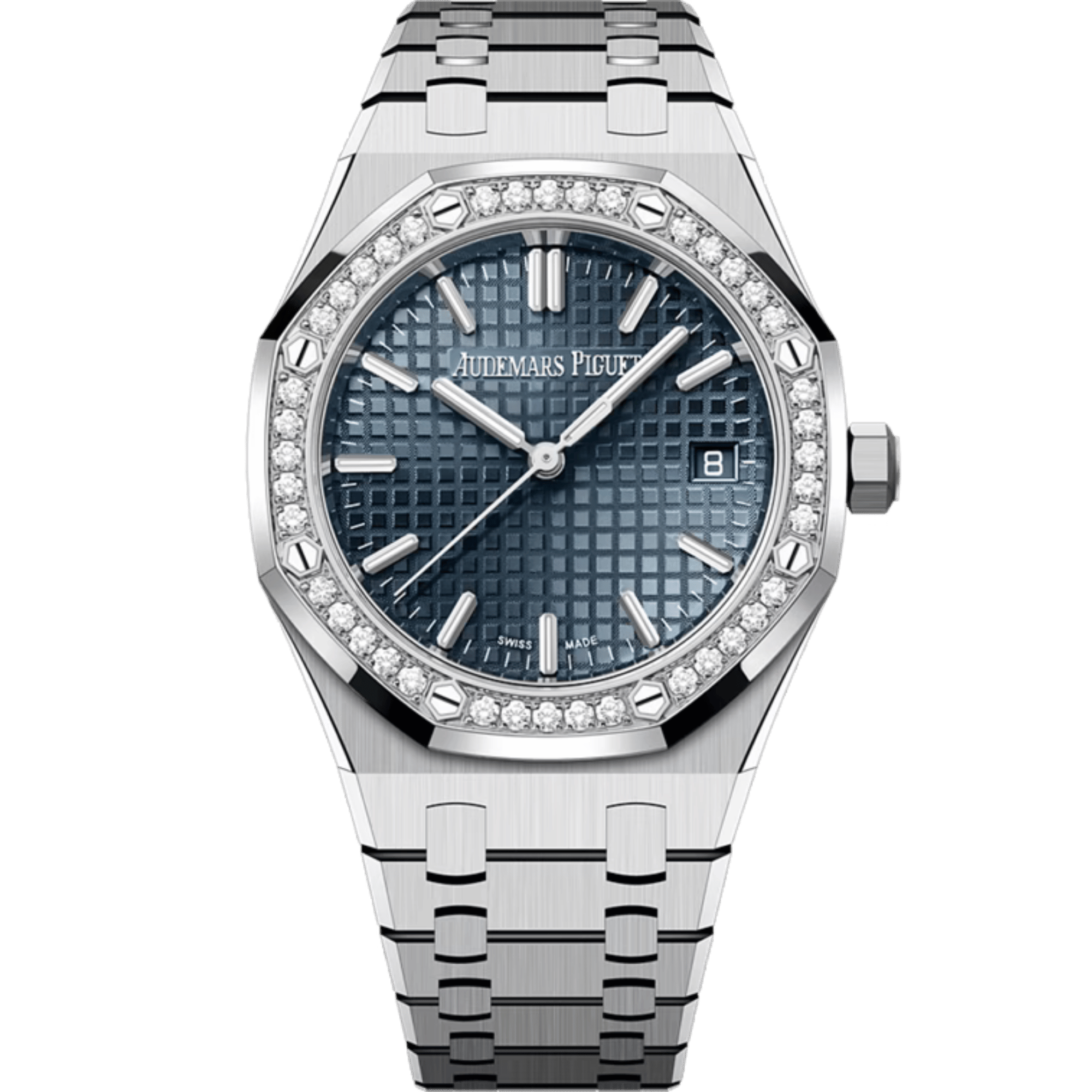 Royal Oak Steel Diamond Blue Dial 34mm Product Image 1