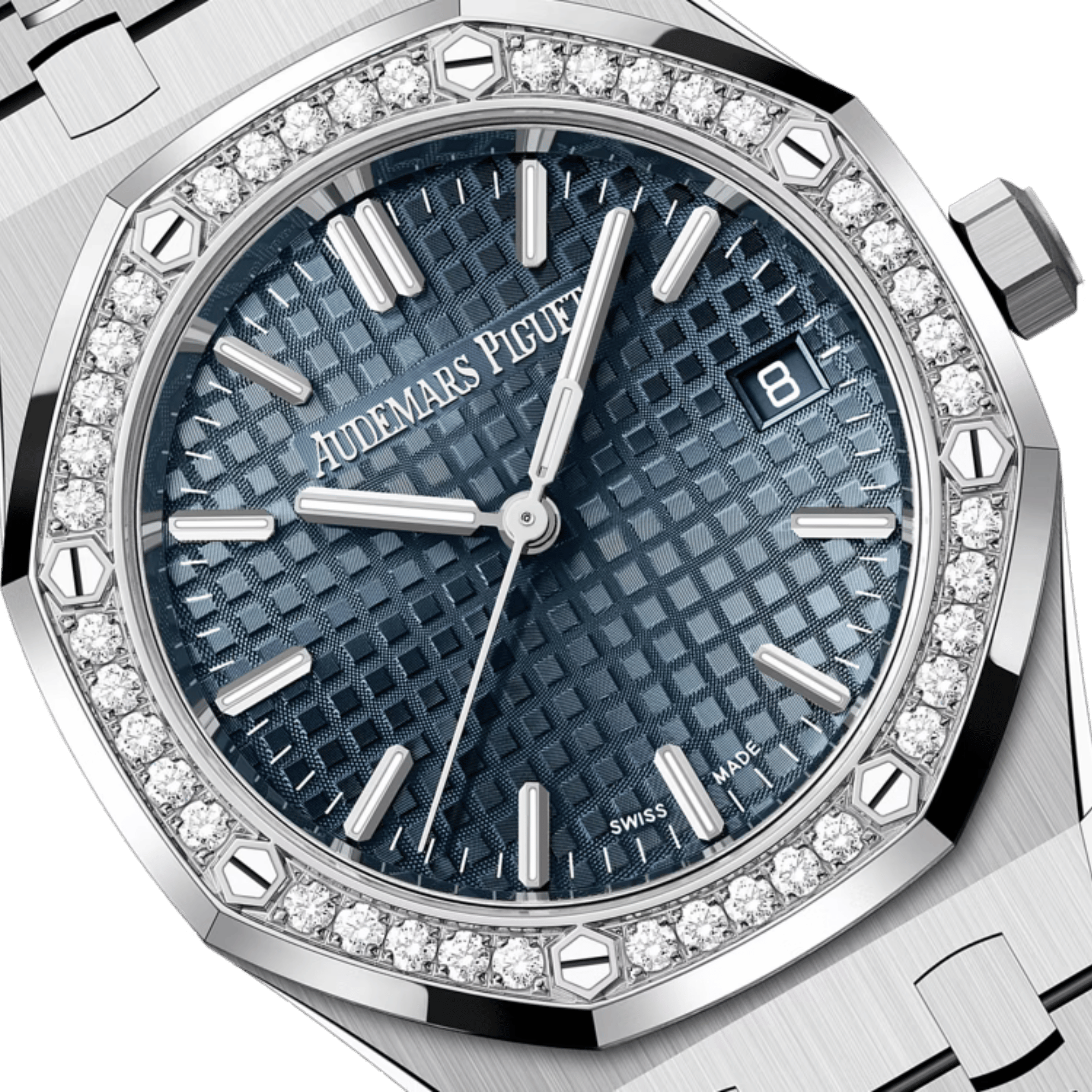 Royal Oak Steel Diamond Blue Dial 34mm Product Image 2